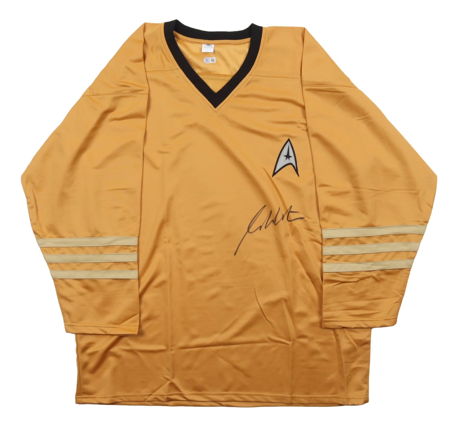 William Shatner Signed Star Trek Captain Kirk Costume Shirt BAS