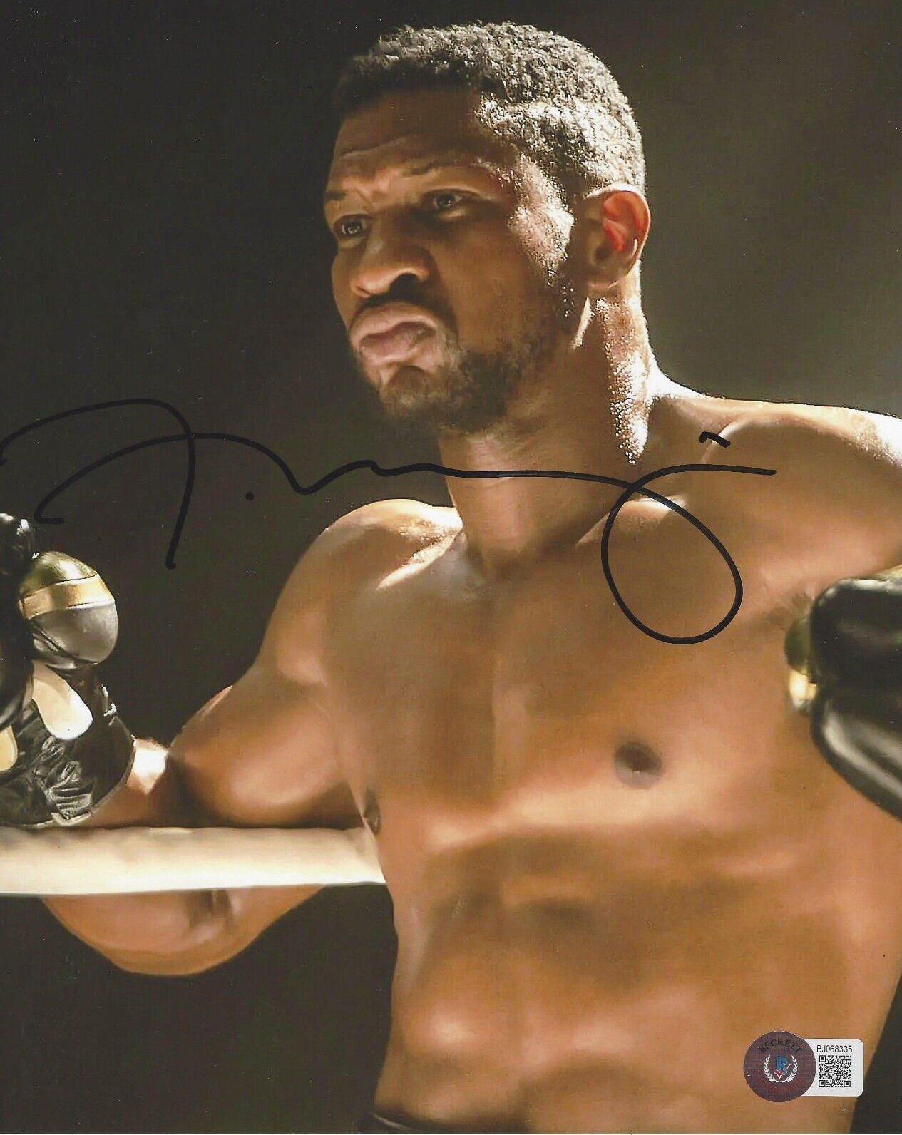 JONATHAN MAJORS SIGNED ‘CREED 3’ 8×10 MOVIE PHOTO D ACTOR III BECKETT BAS COA