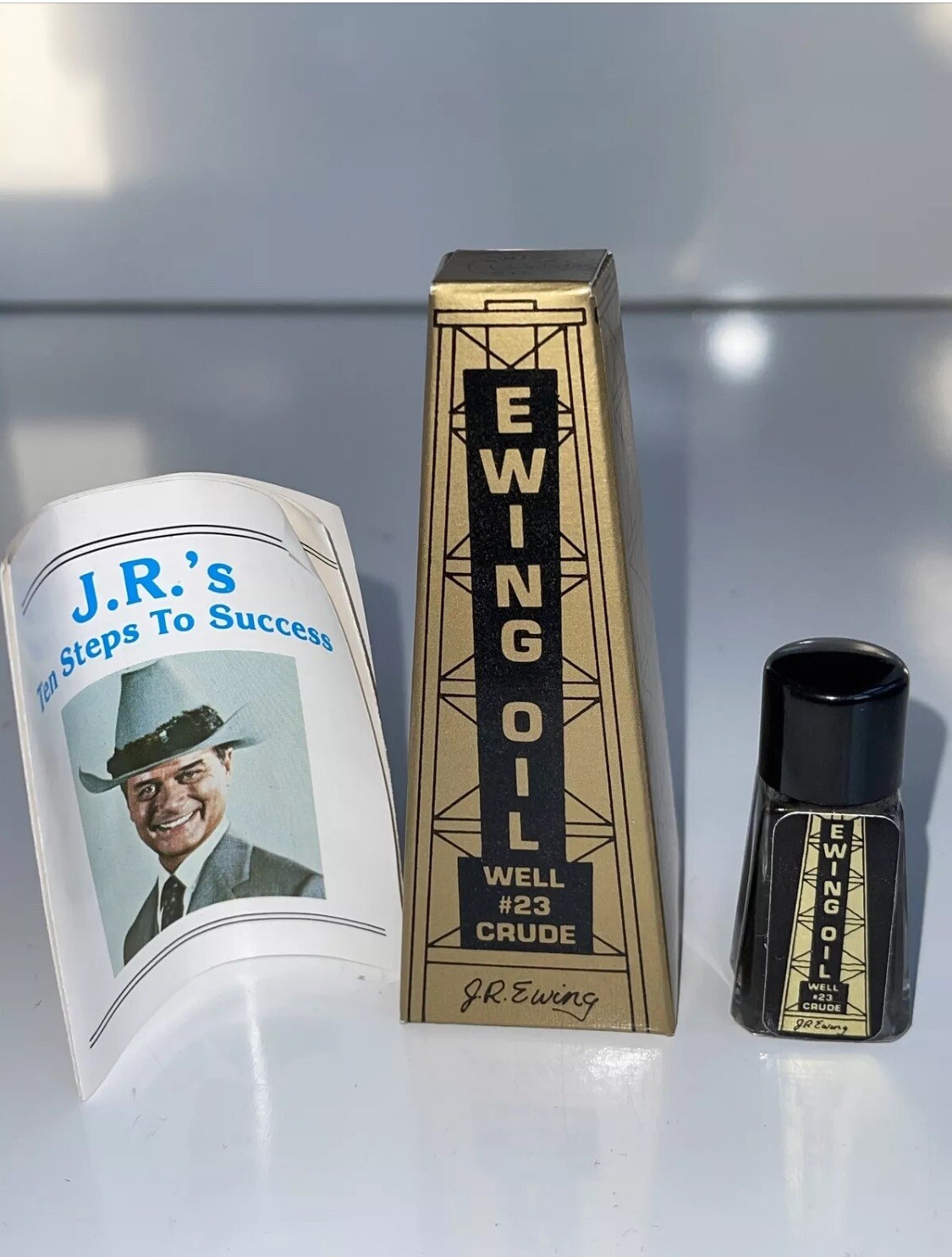 1981 JR’s 10 Steps To Success J.R.Ewing Crude #23 Dallas TV show