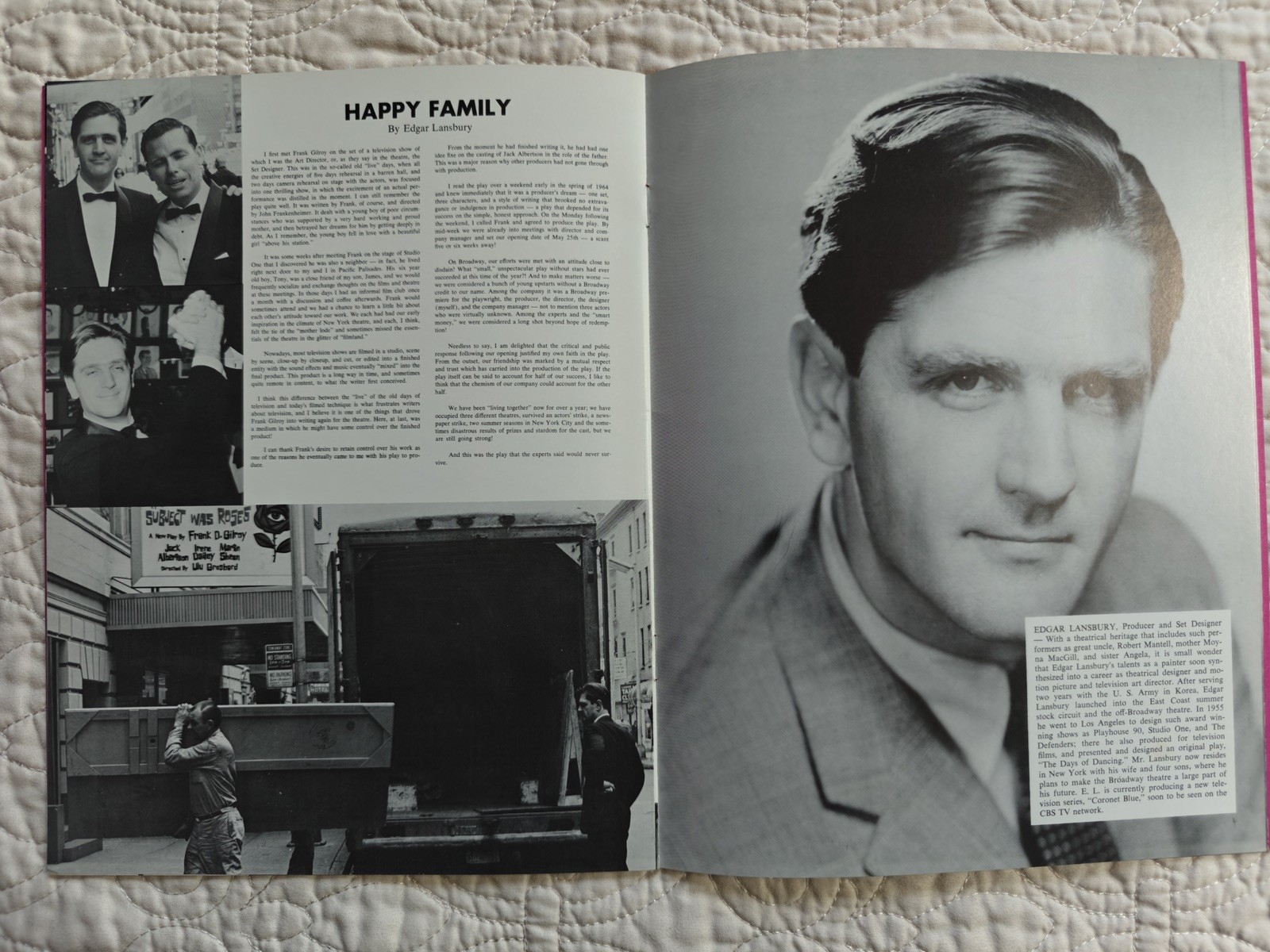 “The Subject was Roses” Program + 1965 Omaha Music Hall Playbill Martin Sheen