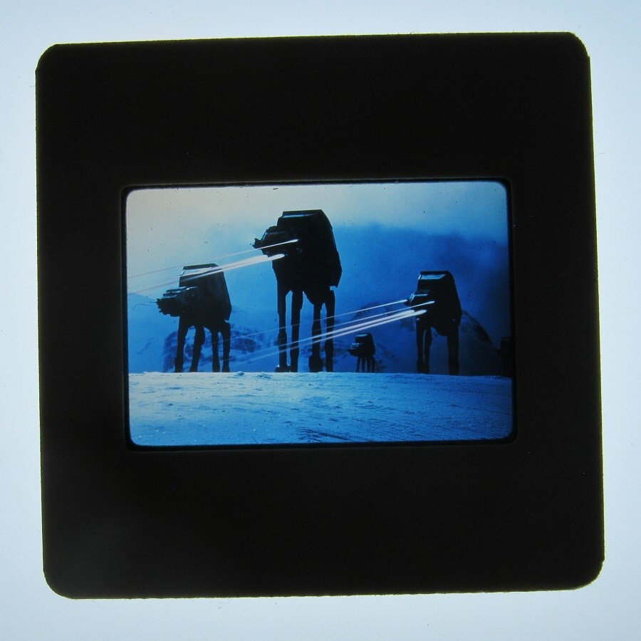 Orig STAR WARS EMPIRE STRIKES BACK 35mm Studio Production Slide #9 AT-AT WALKER