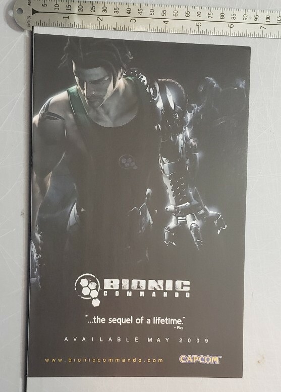 Bionic Commando RARE Print Advertisement
