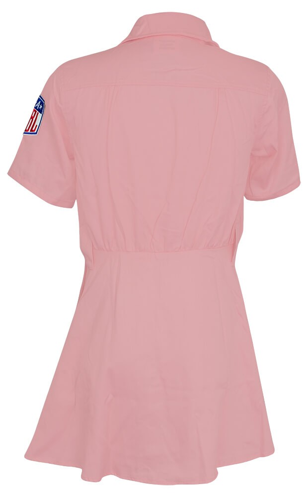 Lori Petty Signed Rockford Peaches Pink Costume Baseball Jersey w/Kit – (SS COA)