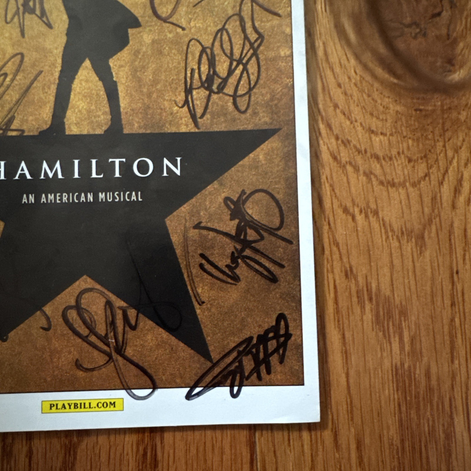 Hamilton Playbill July 2015 Autographed Original Broadway OBC Lin Manuel Miranda