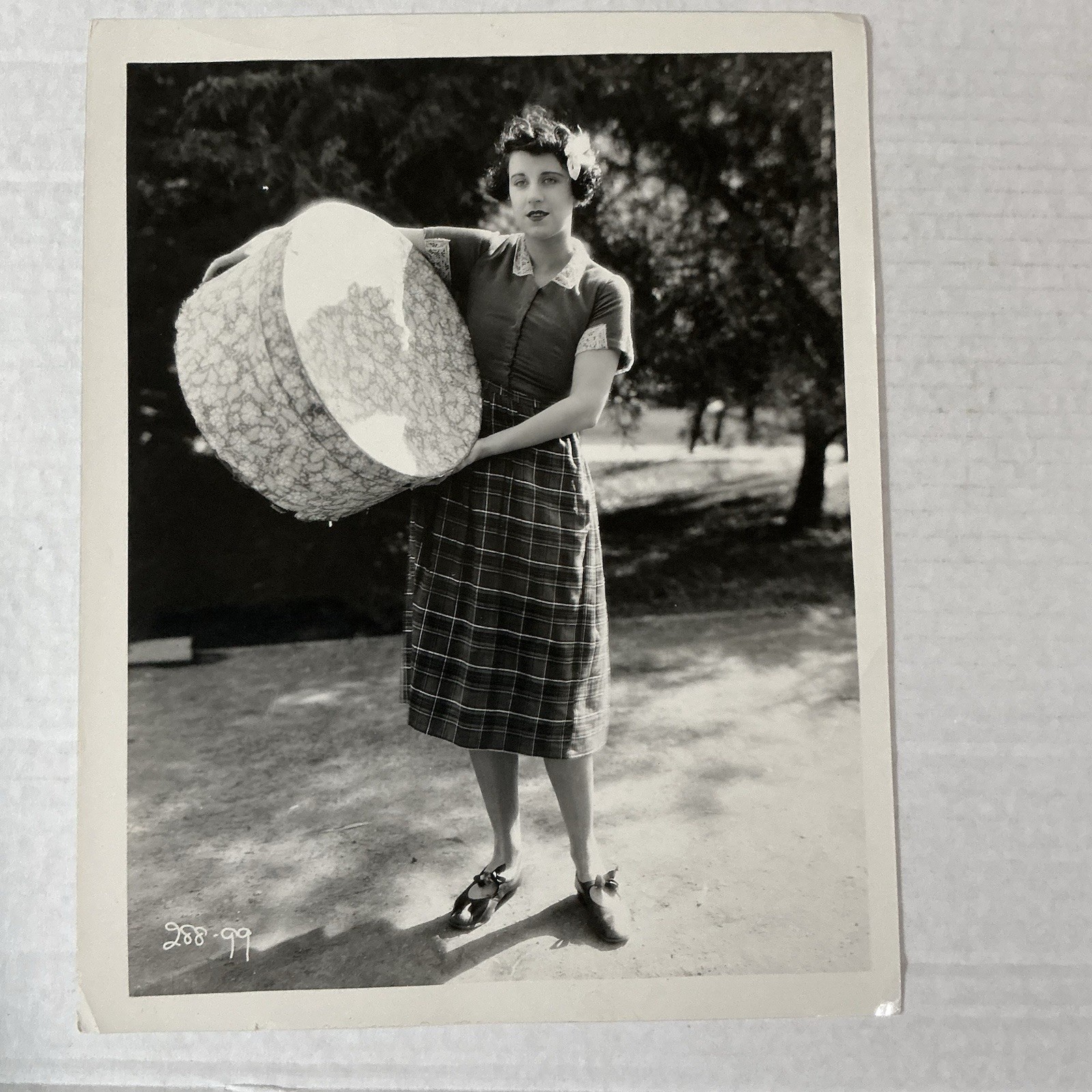 Beatrice Lillie Hat Box Exit Smiling 1926 Silent Orig 8×10 Photo