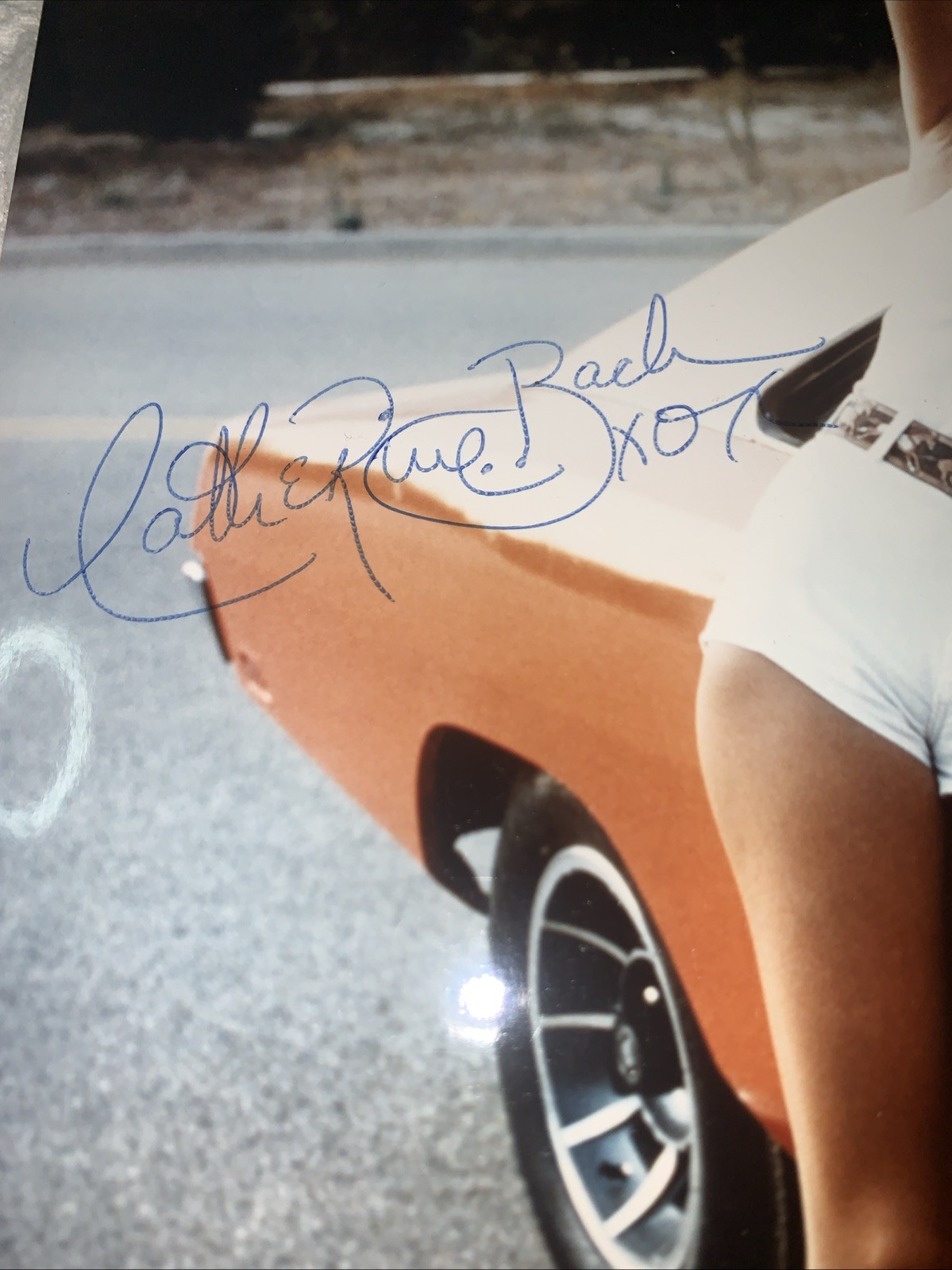 Catherine Bach Signed Photo Daisy Dukes Of Hazzard COA 8×10 General Lee
