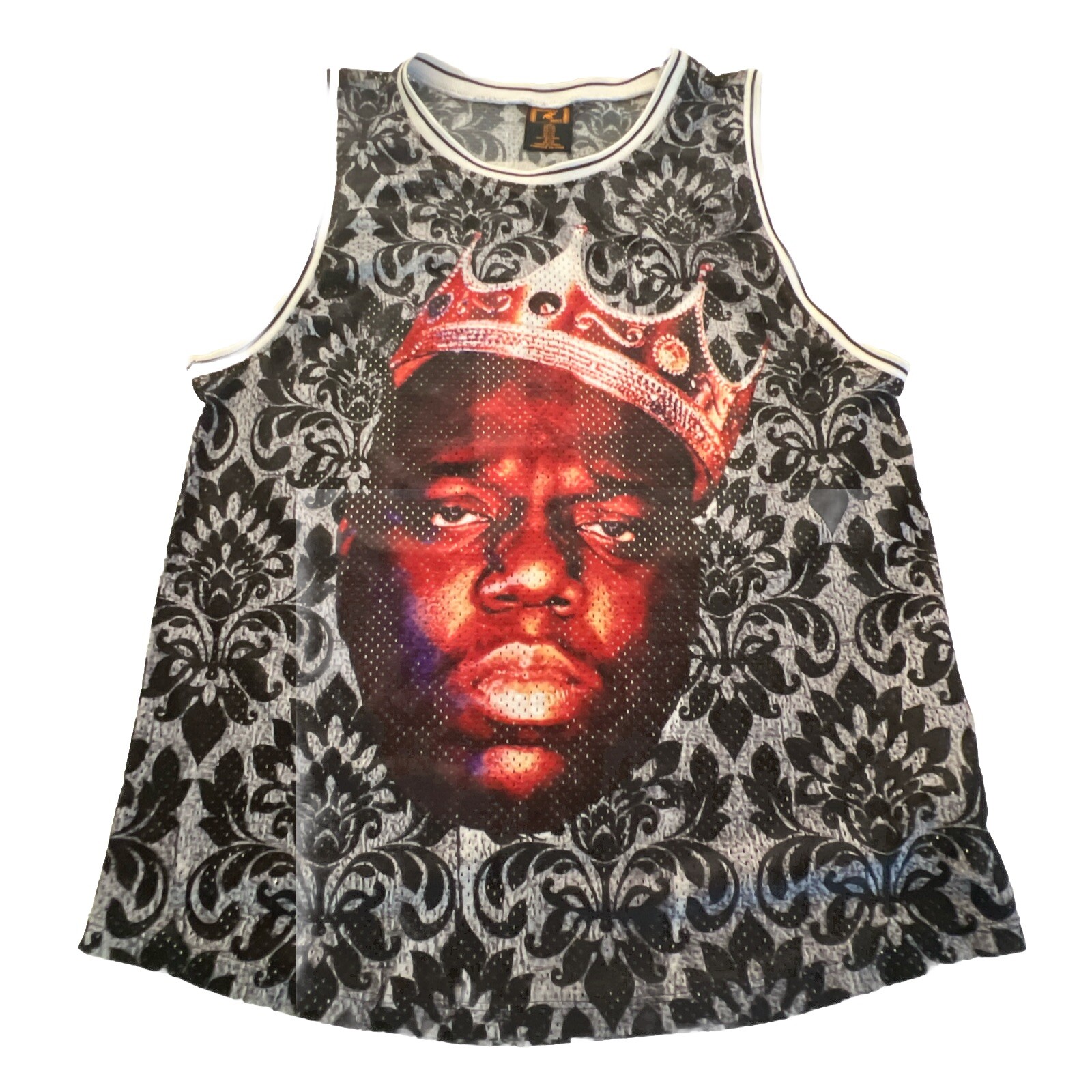 Brooklyn Mint Biggie Tank Top Men’s Size Medium Mesh Jersey 00