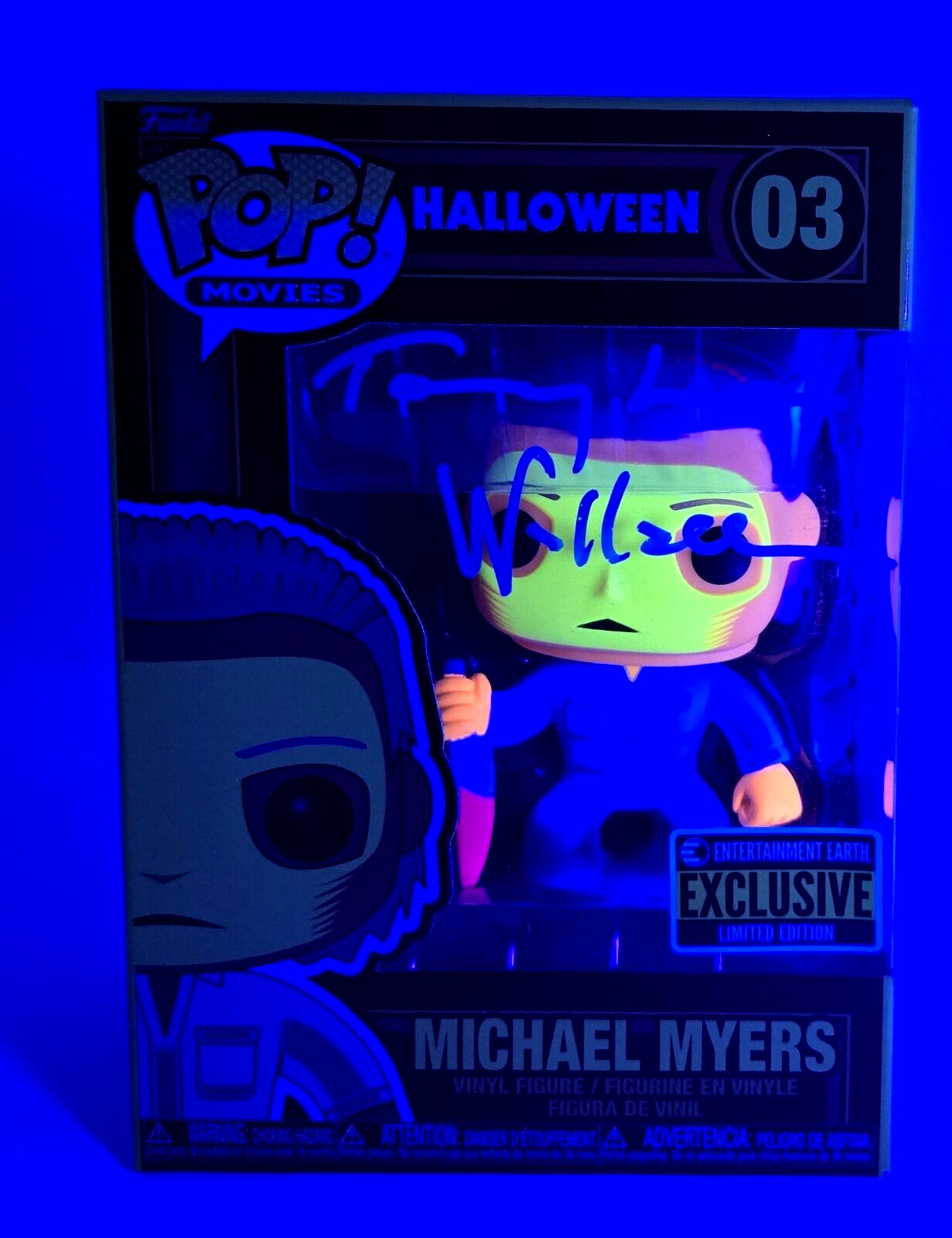 Tommy Lee Wallace Signed Funko Pop Michael Myers Halloween Horror JSA COA 406