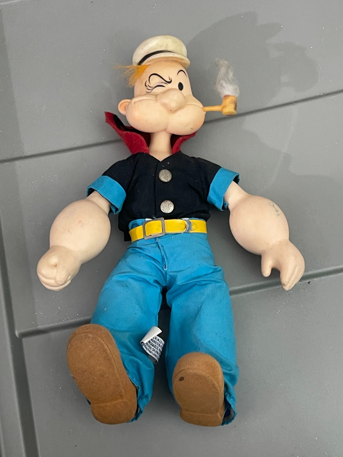 Vintage 1985 Popeye the Sailor Man Plush Doll Figure Presents Hamilton Gifts