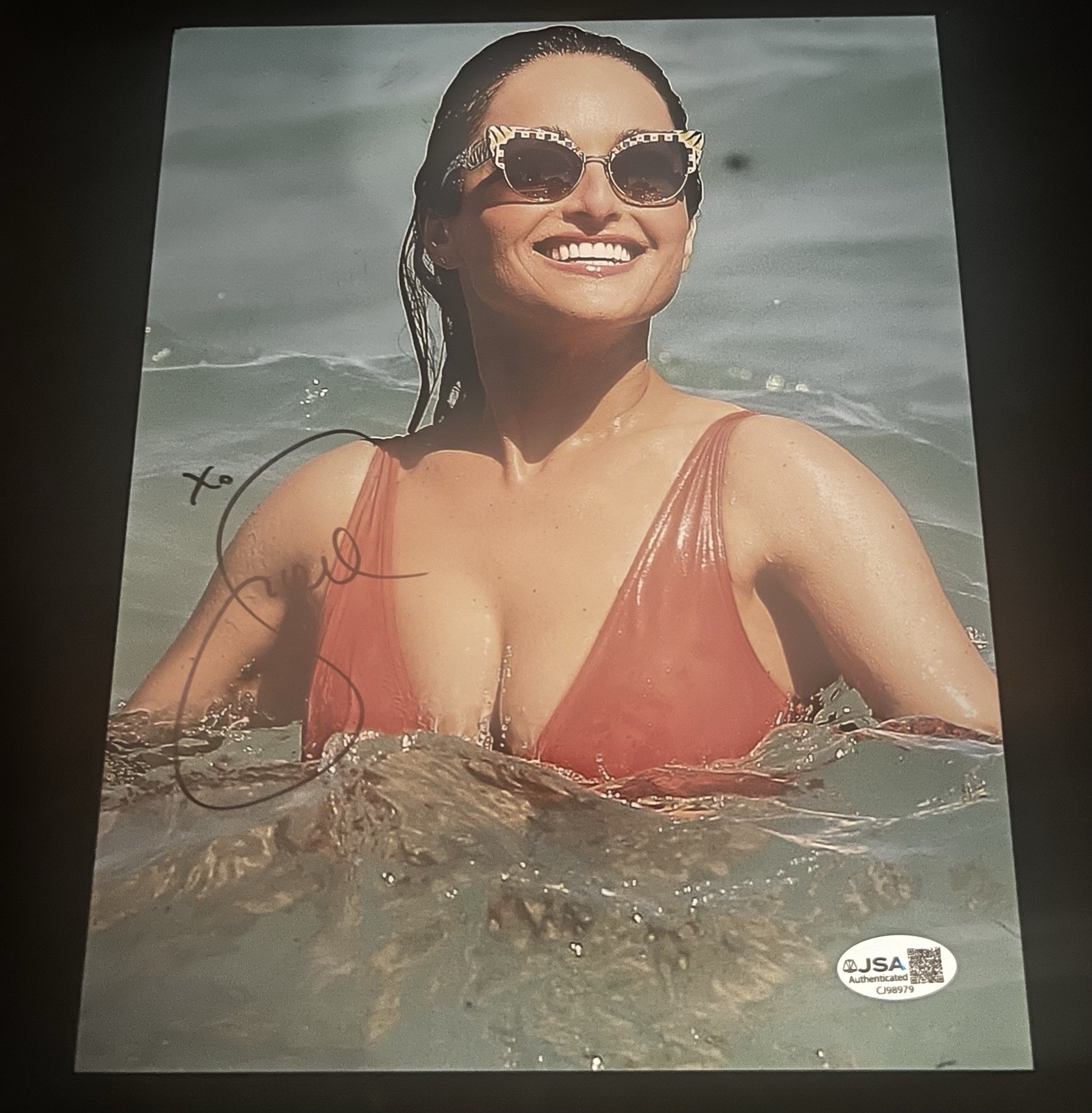 Giada De Laurentiis autographed signed 8×10 photo JSA COA Sexy Hot Chef Food