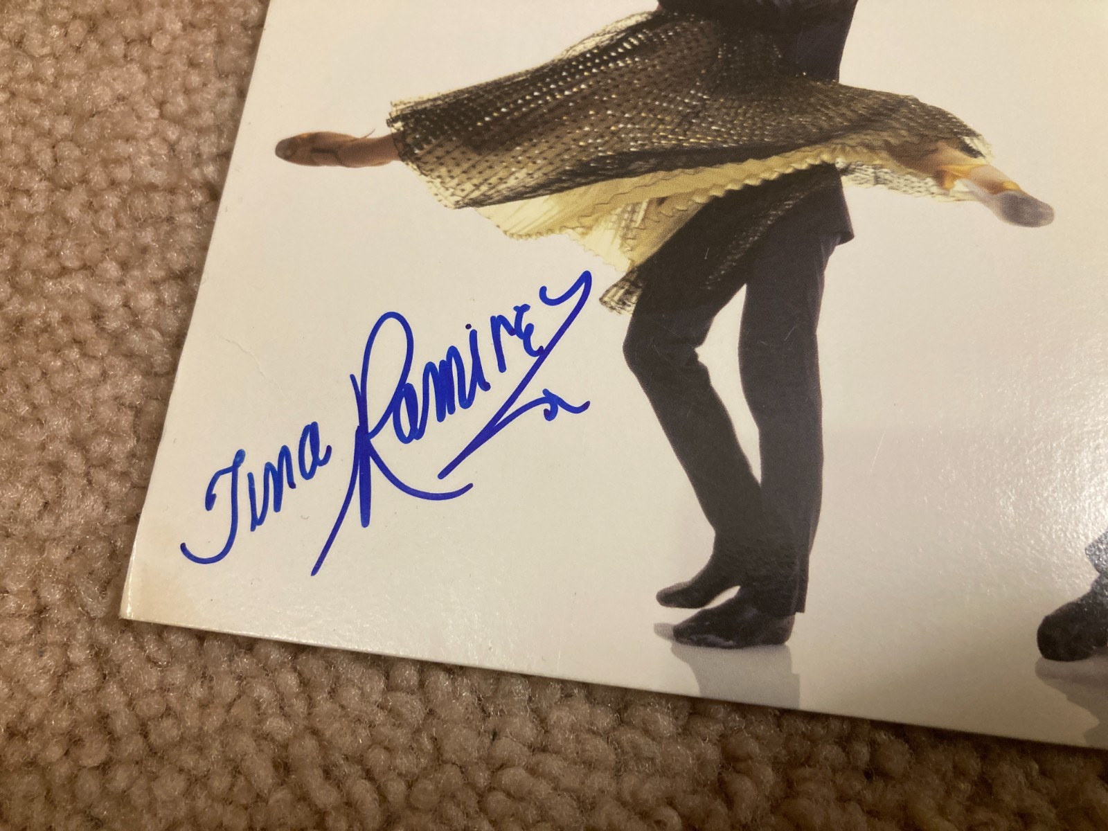 Tina Ramirez Signed Autographed Ballet Hispanico 6×11 Promo Postcard New York JG