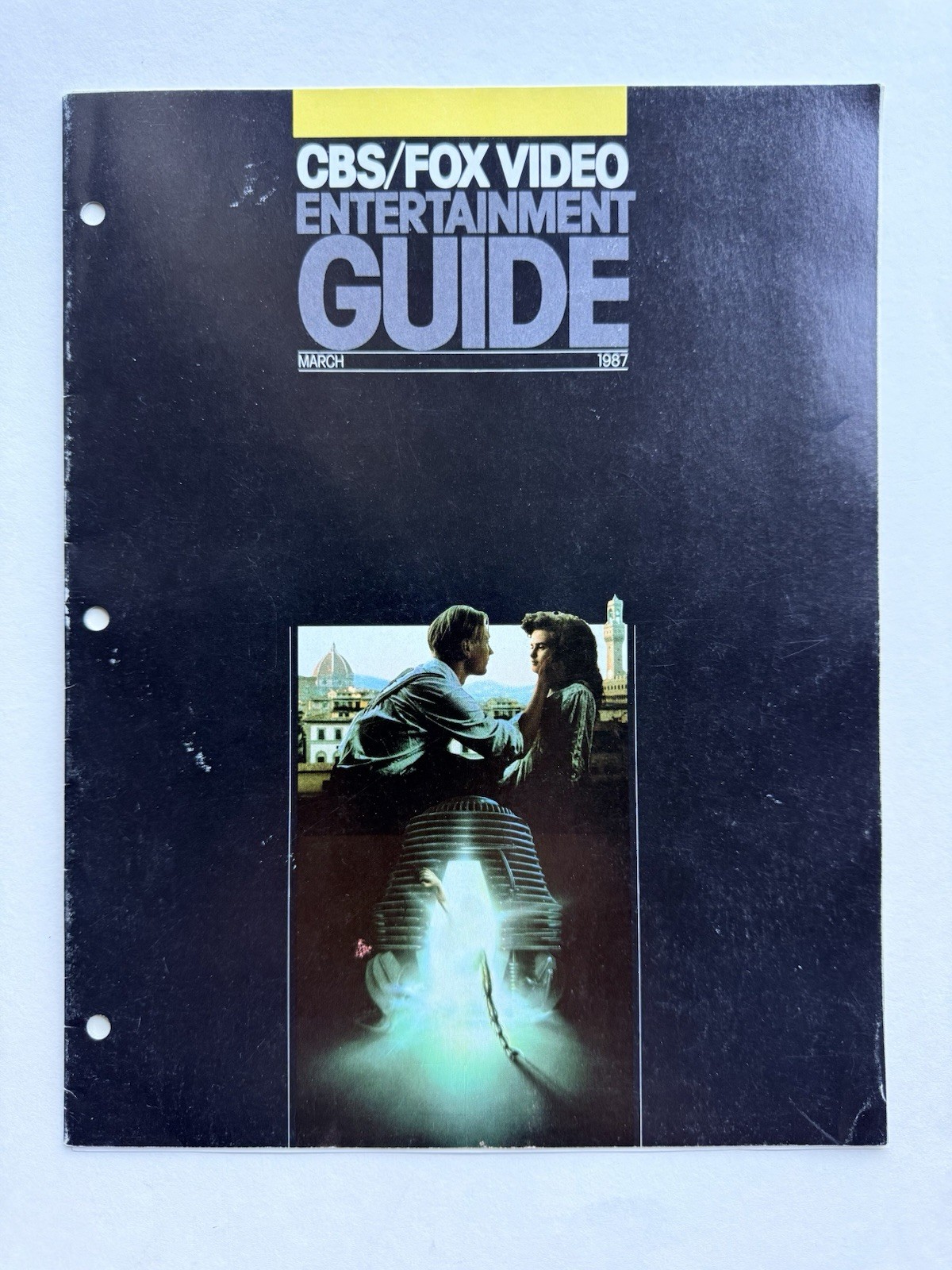 The Fly CBS / Fox Press Book (1987) Vintage VHS Video Rental Catalogue Promo