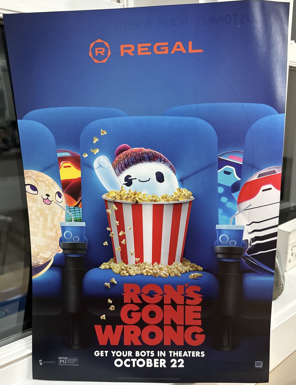 Ron’s Gone Wrong “Regal” 13×19 Promo Movie POSTER