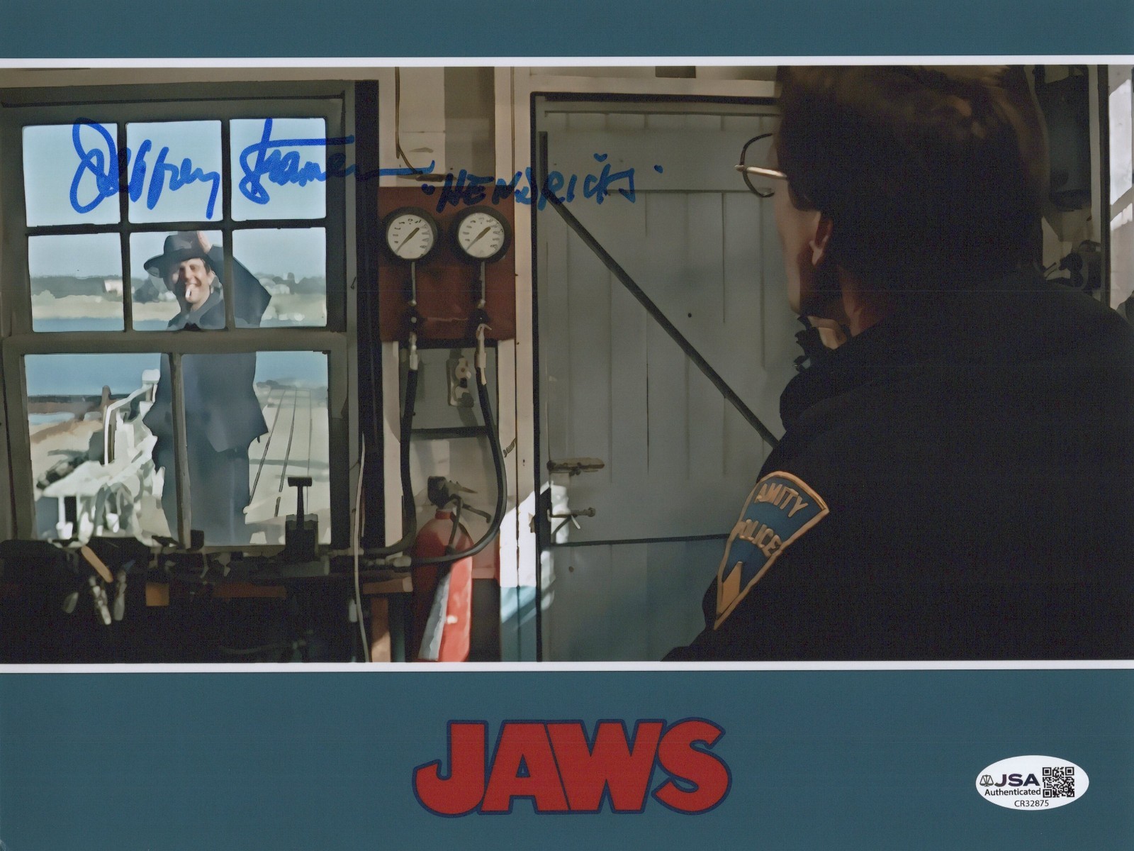 JEFFREY KRAMER Signed JAWS 8×10 Photo HENDRICKS AUTHENTIC AUTOGRAPH JSA COA CERT