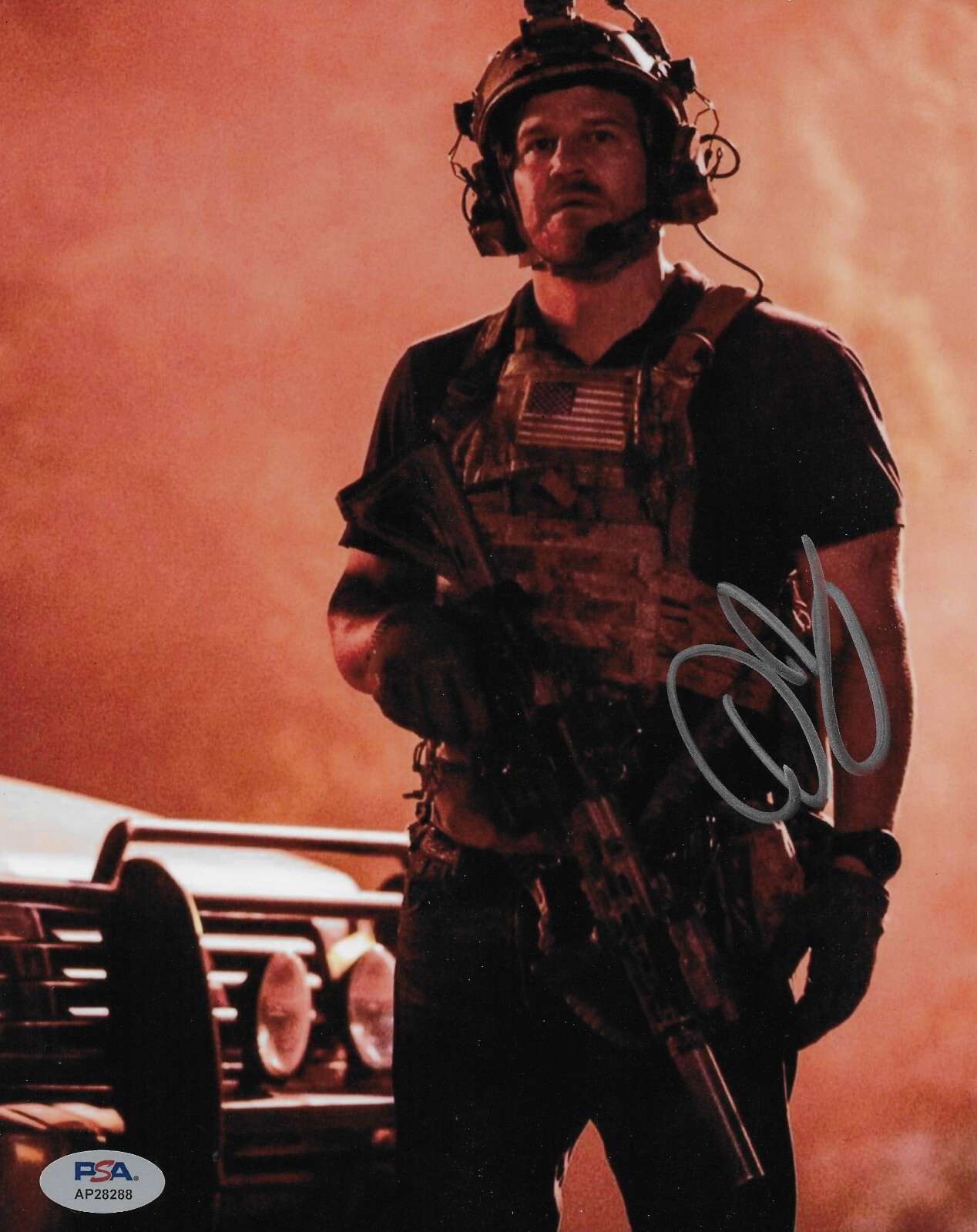 DAVID BOREANAZ Signed Autographed 8×10 Photo PSA/DNA COA SEAL Team Jason Hayes