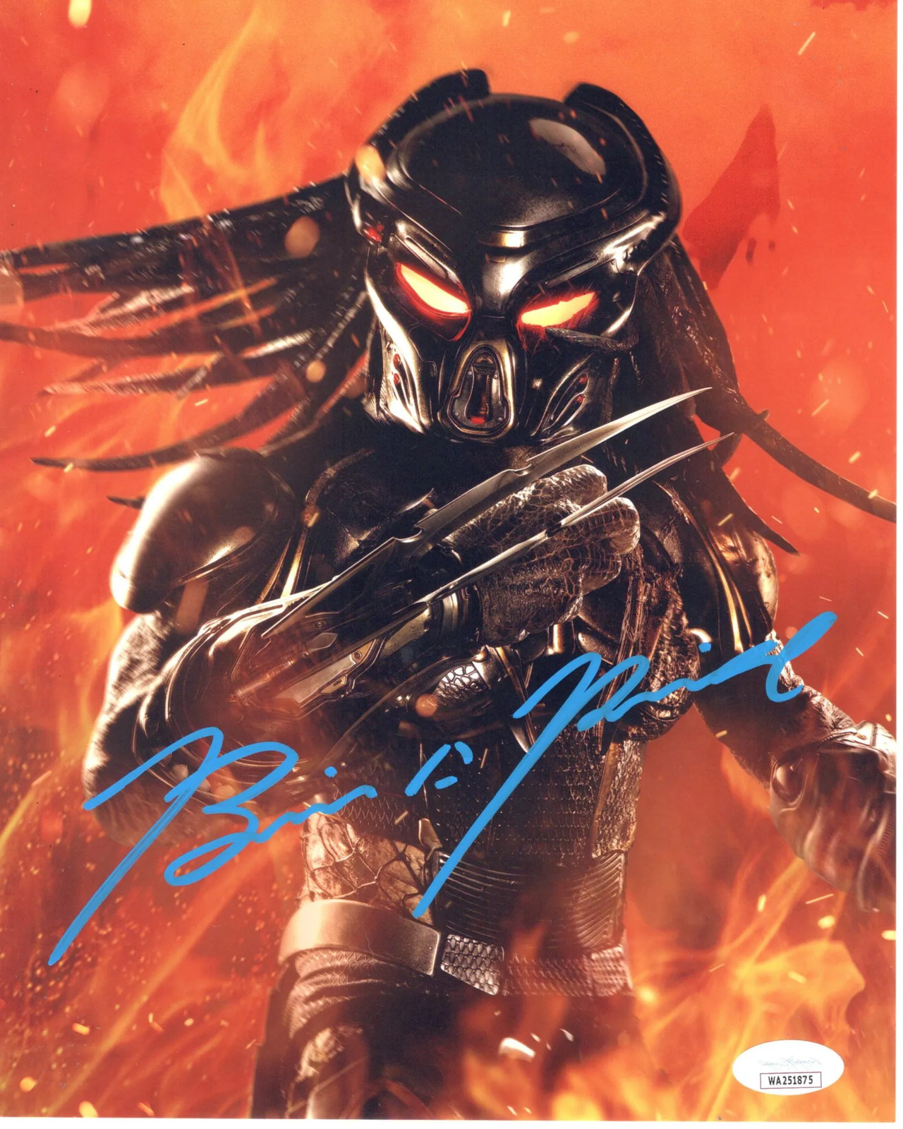 Brian A. Prince signed 8×10 Photo The Predator JSA Authentication