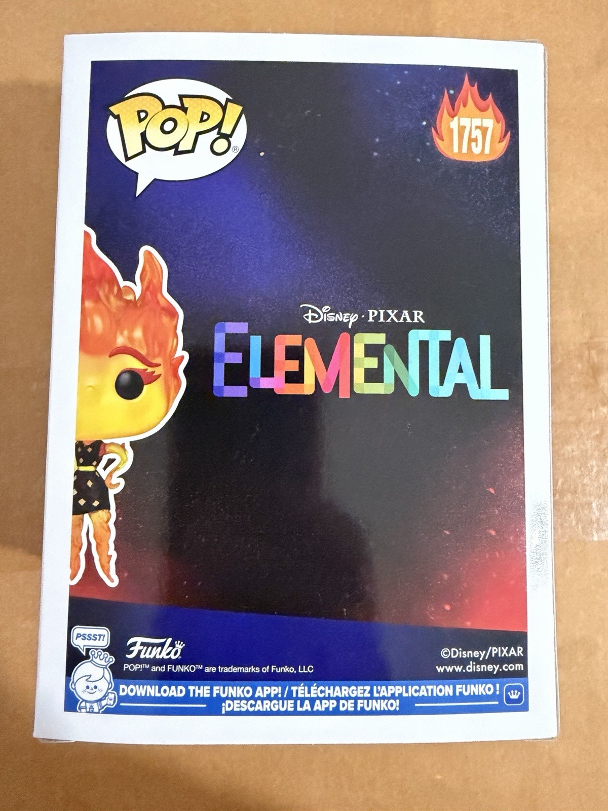 Leah Lewis Signed Ember Lumen Elemental Pixar Funko Autograph Proof SWAU COA