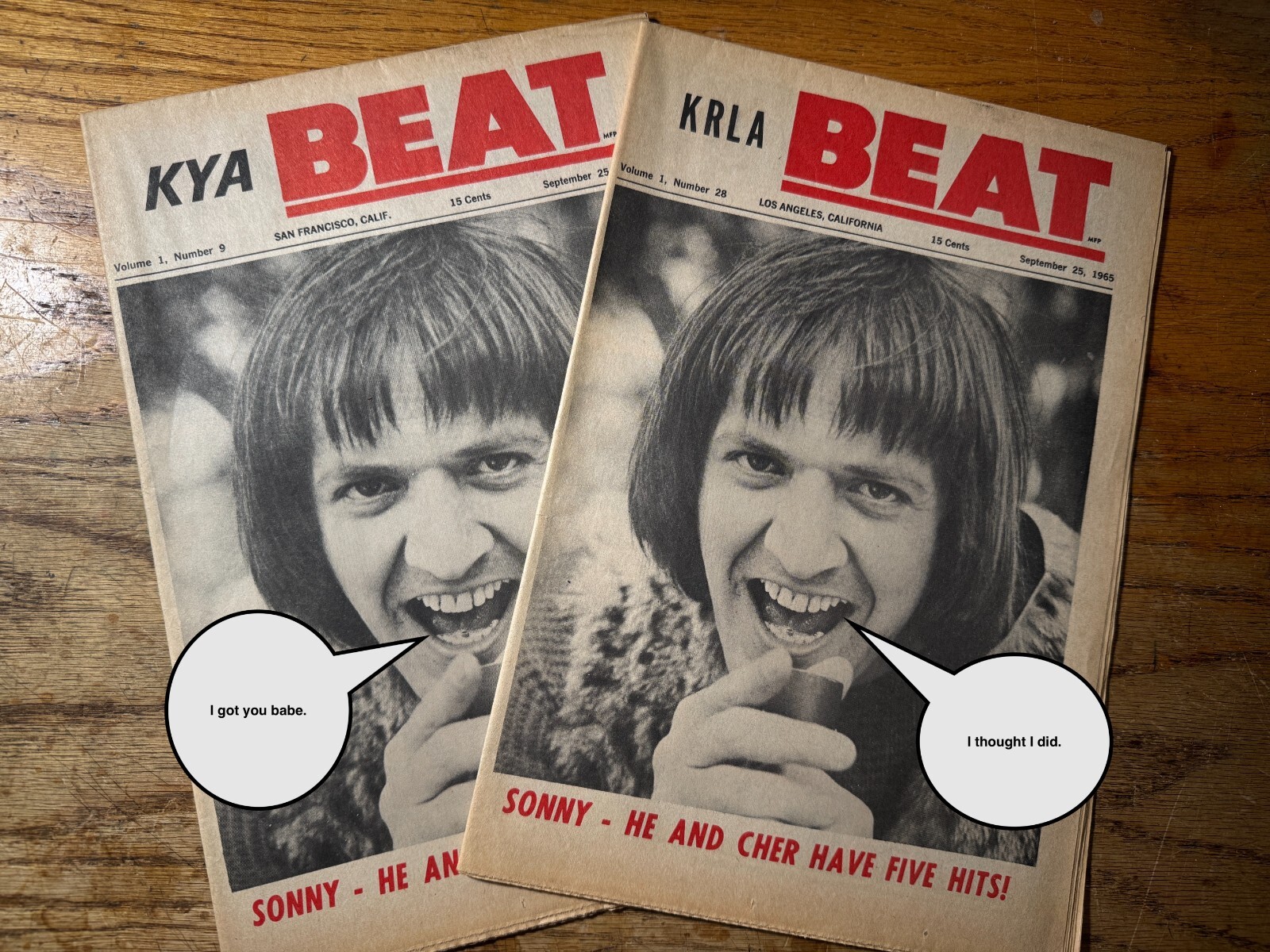 ROCK NEWS IN ‘STEREO’: KRLA BEAT & KYA BEAT (L.A.-S.F. Sister Stations) 9-25-65