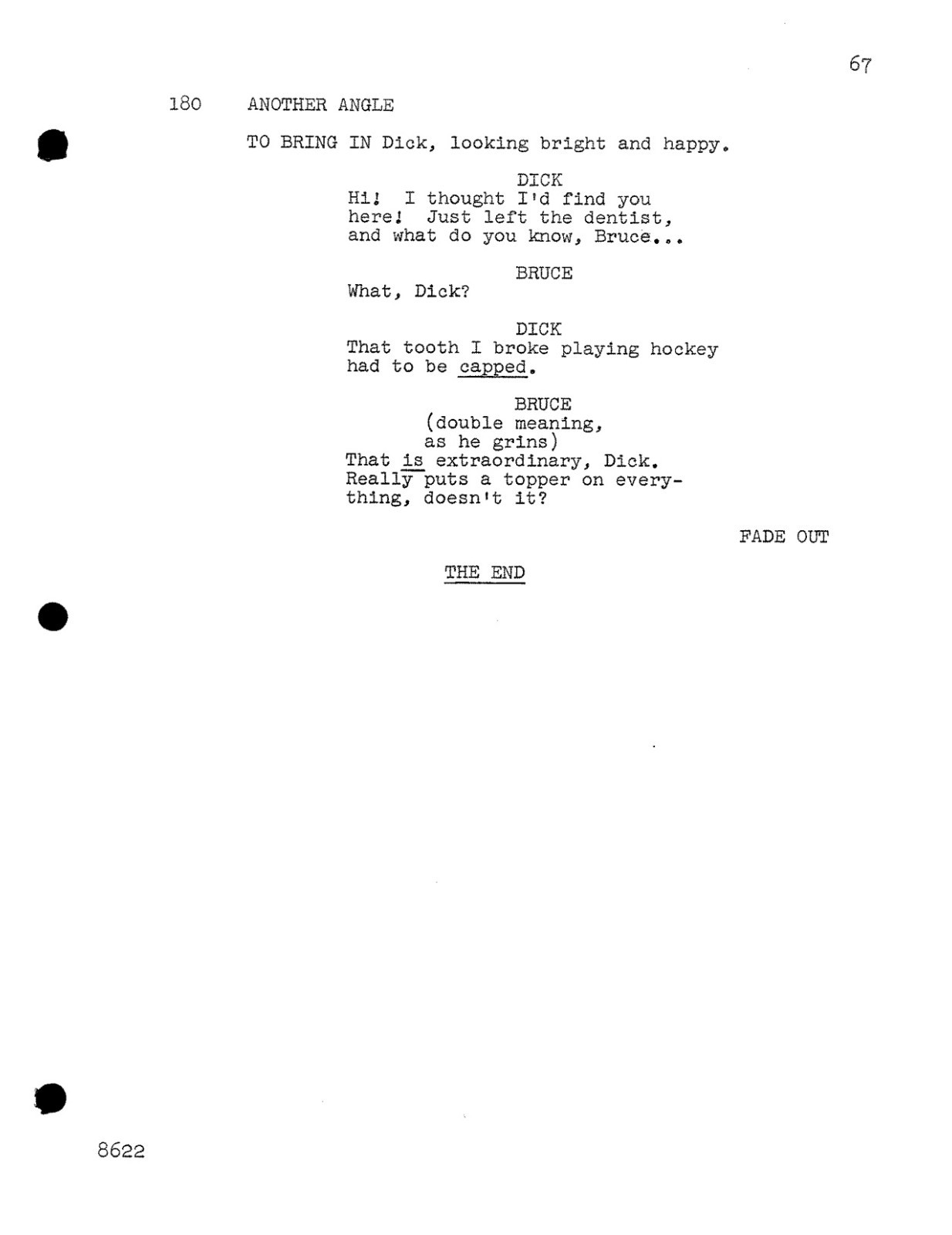 BATMAN 1966 Two-Episodes TV Script “The Thirteenth Hat” Mad Hatter – Reprint