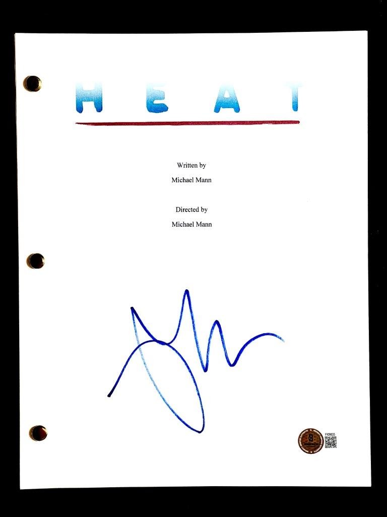 Michael Mann signed Public Enemies full movie script autograph (B) ~ Beckett BAS