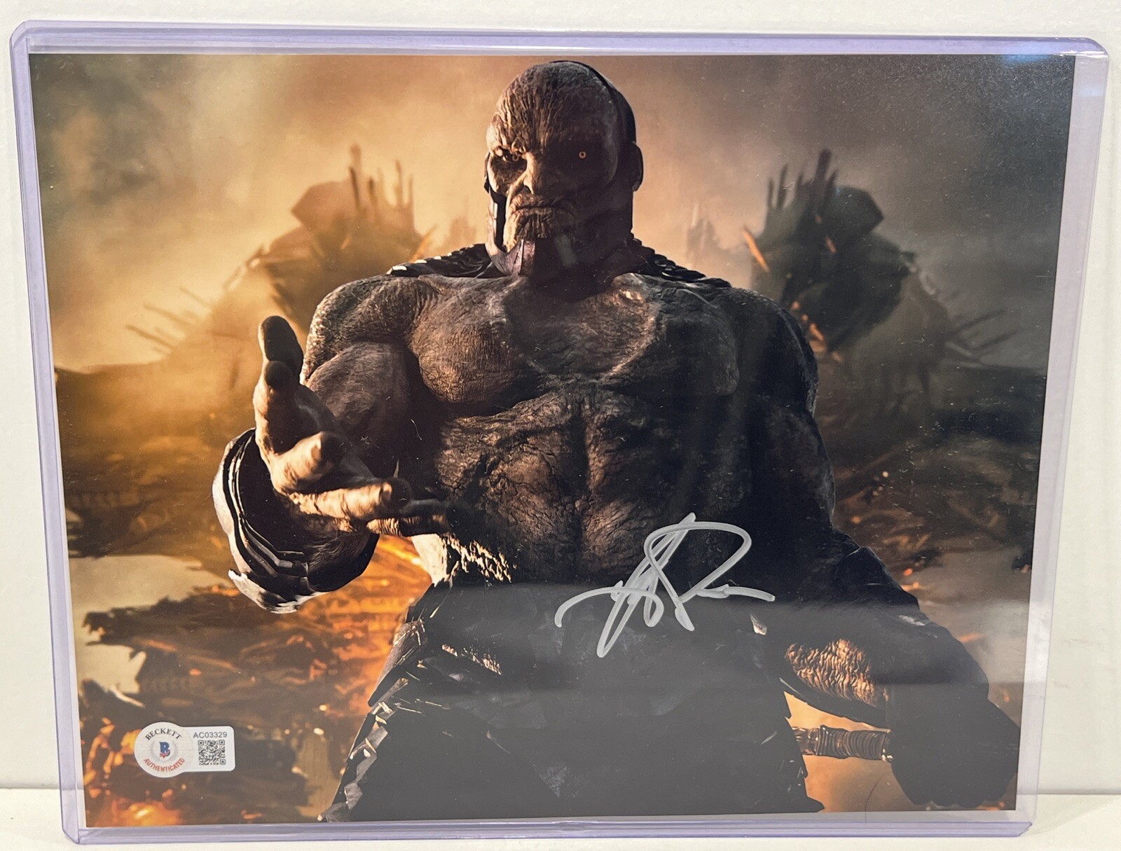 Justice League Darkseid Autograph 8×10 Signed Picture Ray Porter Beckett COA