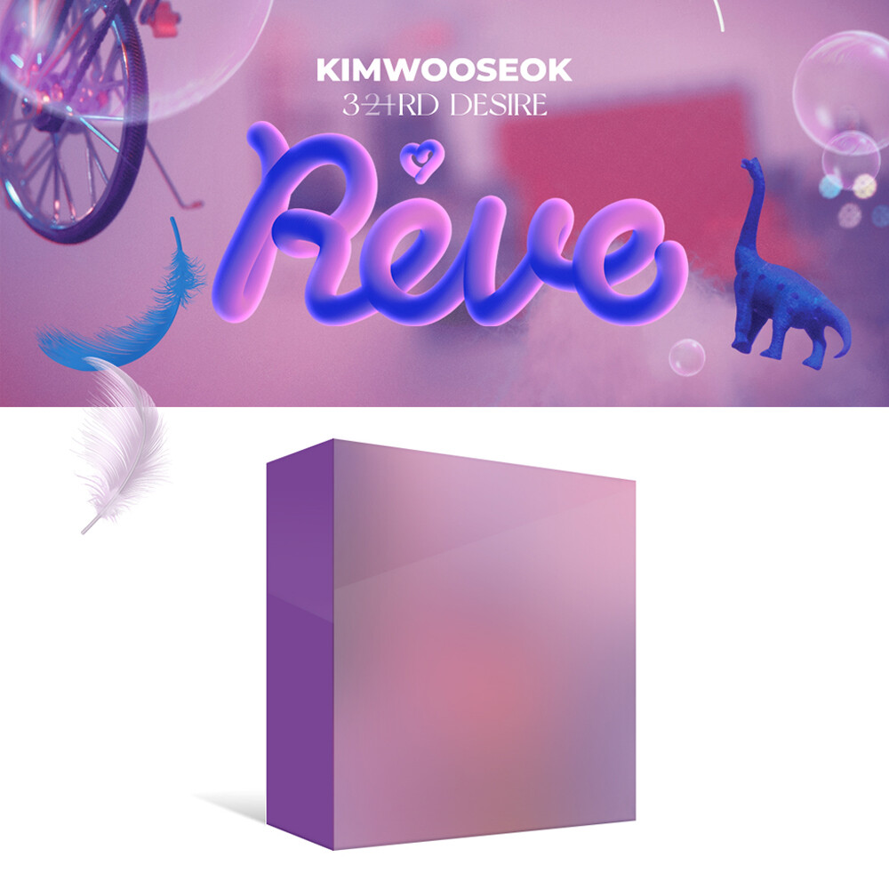 KIMWOOSEOK 3RD DESIRE Reve KHINO Ver KIT+Photocard+Etc+Tracking Number