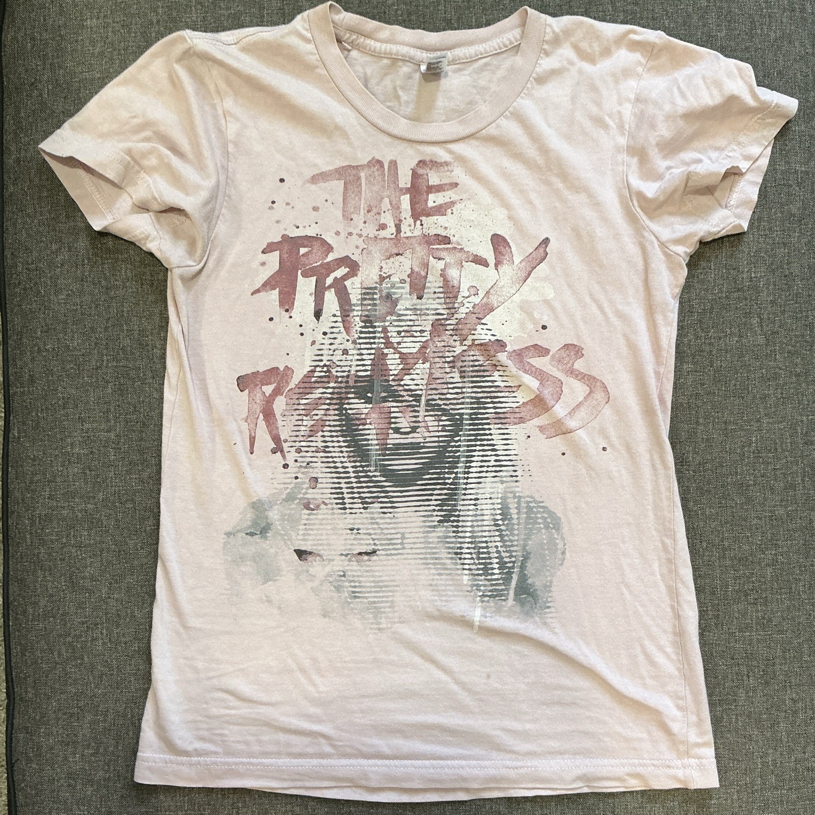 RARE Pretty Reckless Triple Signed EARLY Merch Shirt Taylor Momsen and OG band