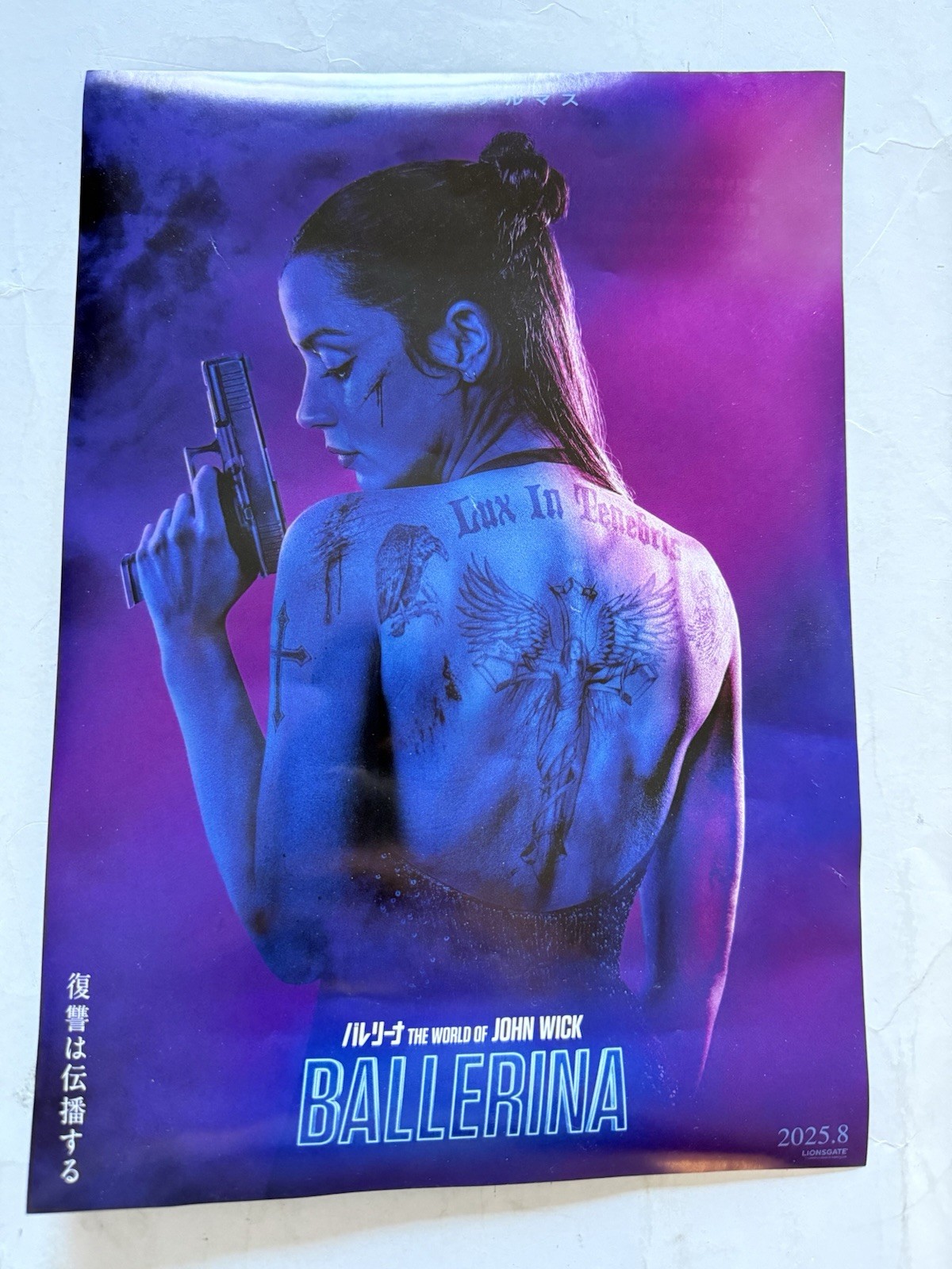 From the World of John Wick: Ballerina 2025 B5 Flyer Chirashi Japanese