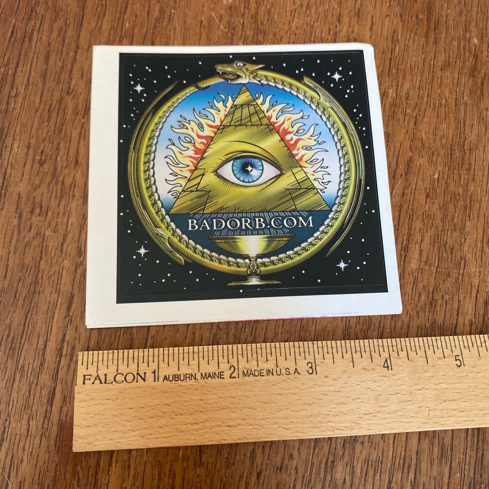 THE ORB BAD ORB badorb PROMO STICKER LP/CD