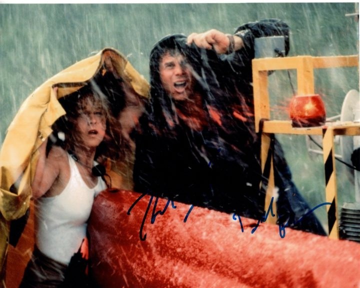 HELEN HUNT and BILL PAXTON Signed 8×10 TWISTER Photo w/ Hologram COA