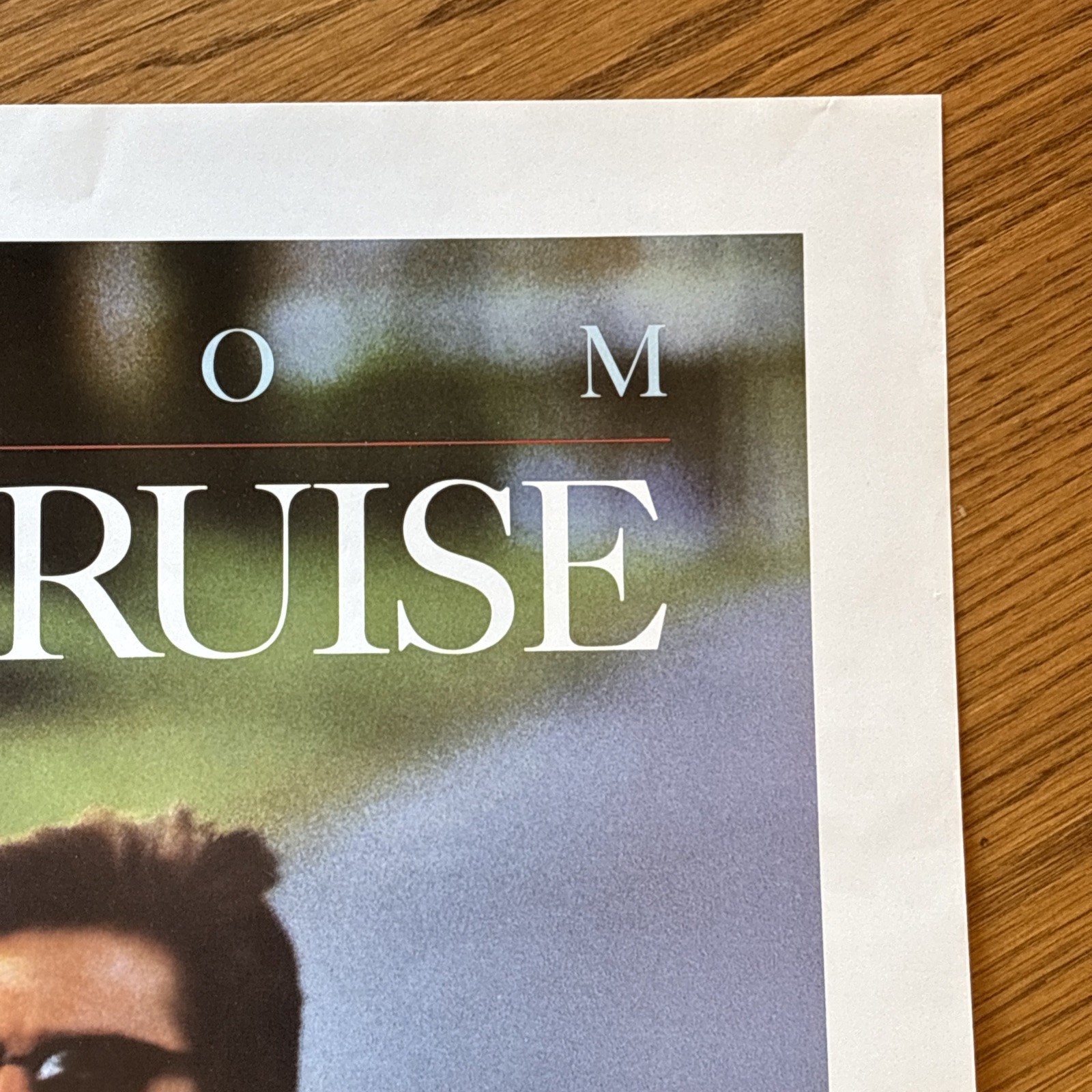 Rain Man 1988 folded one sheet movie poster 27×41 Dustin Hoffman Tom Cruise