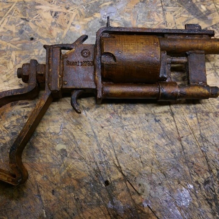 Pipe Revolver Blaster Accessory for Fall out 4 Costumes | Raw DIY Parts Kit