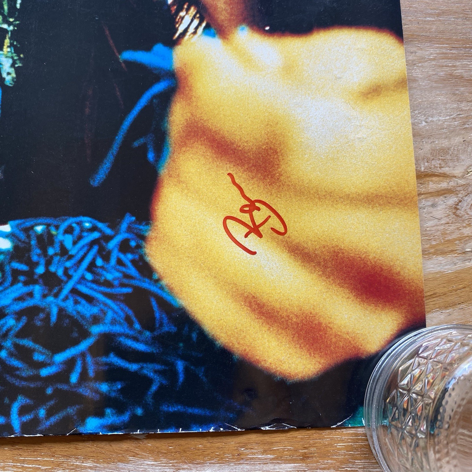 Vintage Silverchair Band Poster SIGNED ALL 3 Blue Spaghetti 15.5×23.5” RARE