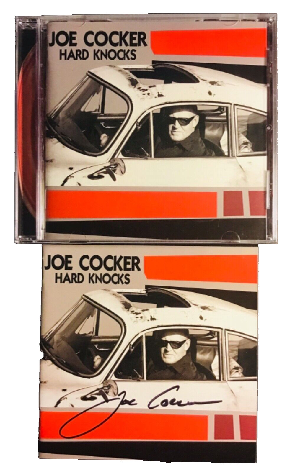 JOE COCKER Hard Knocks auto autographed signed cd booklet Rock legend Woodstock