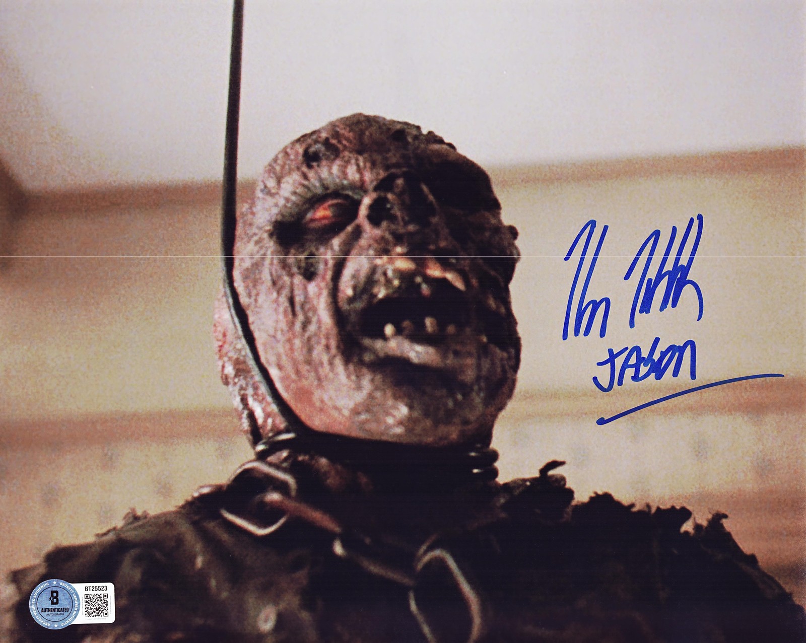 Kane Hodder Signed Jason Voorhees 8×10 Photo Friday the 13th Autograph BAS 523