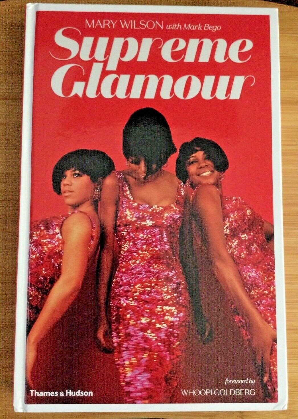 Mary Wilson “Supreme Glamour” Hardcover Book – Autographed/Signed – COA