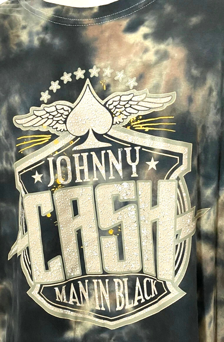 JOHNNY CASH Ace of Spades MAN IN BLACK Tie Dye TEE Men’s 2XL NWT