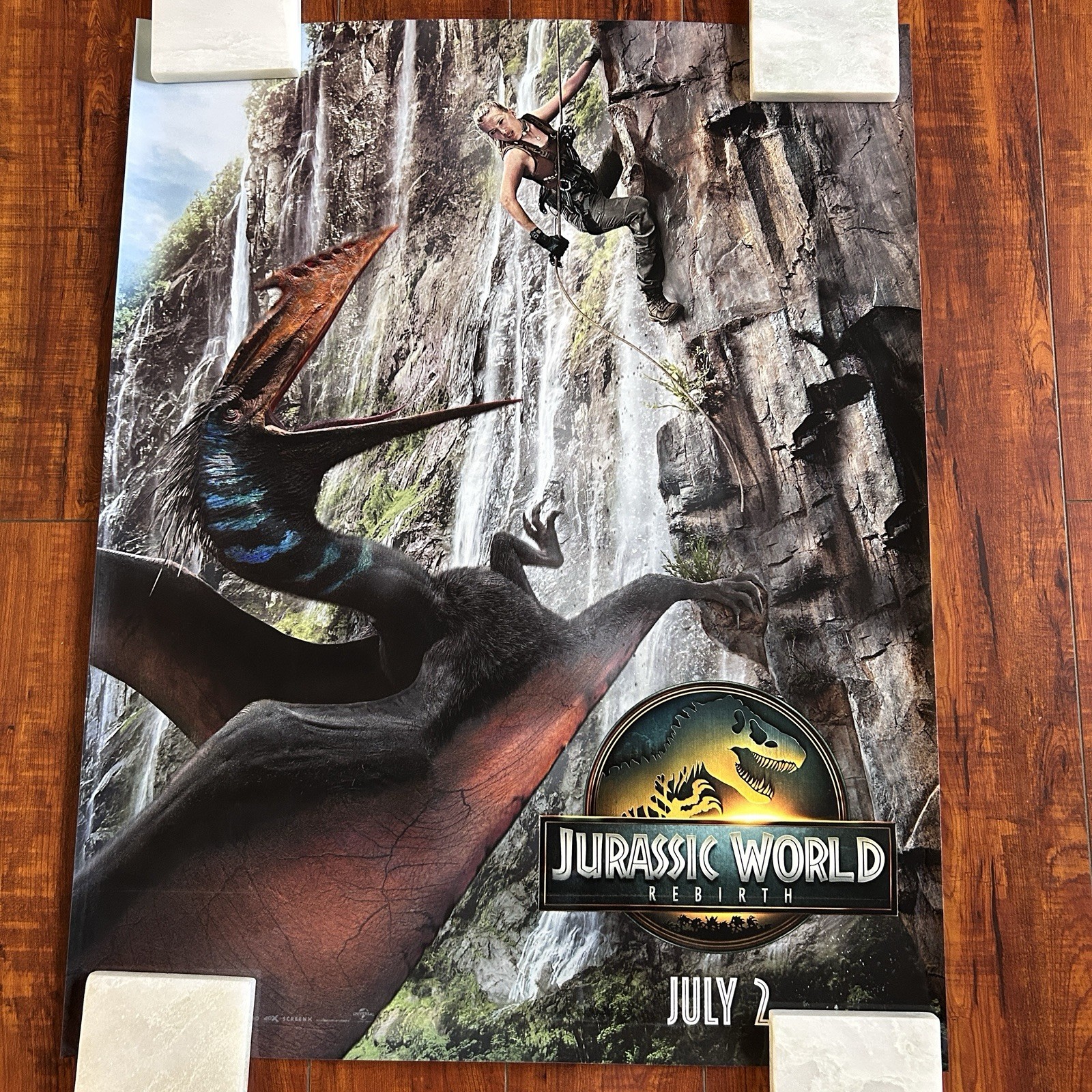 JURASSIC WORLD REBIRTH 2025 Scarlett Johansson MOVIE POSTER 22x28inches