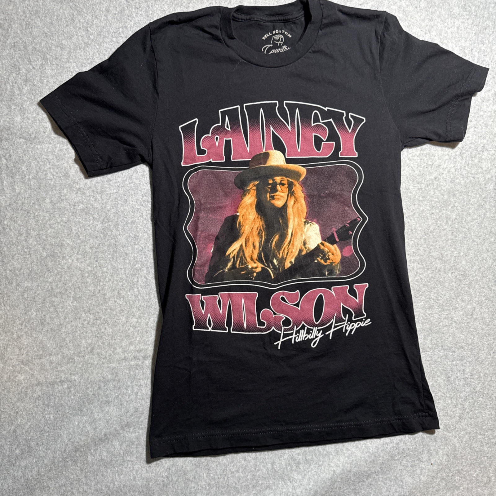 Lainey Wilson Shirt Womans Large Black Hillbilly Hippie Music Tour 2023 Country