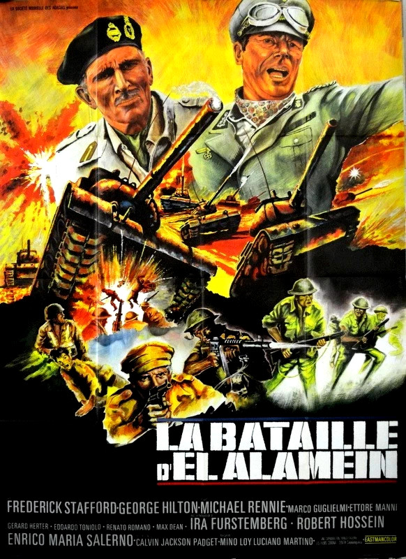 Frederick Stafford George Hilton THE BATTLE OF EL ALAMEIN 1969FRENCH POSTER47x63