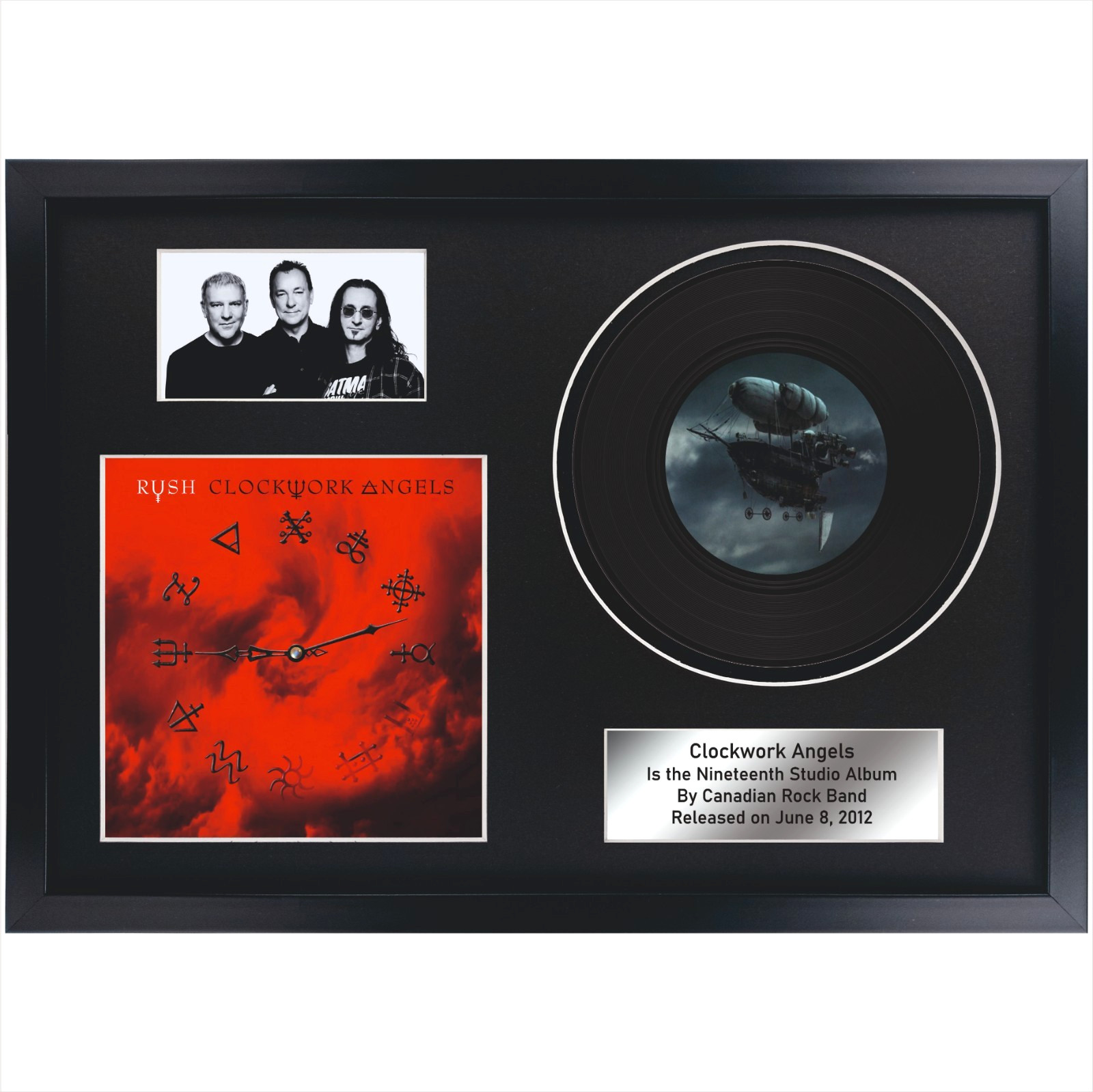 Rush – Permanent Waves / LP / Memorabilia / Souvenir in black frame / Rock