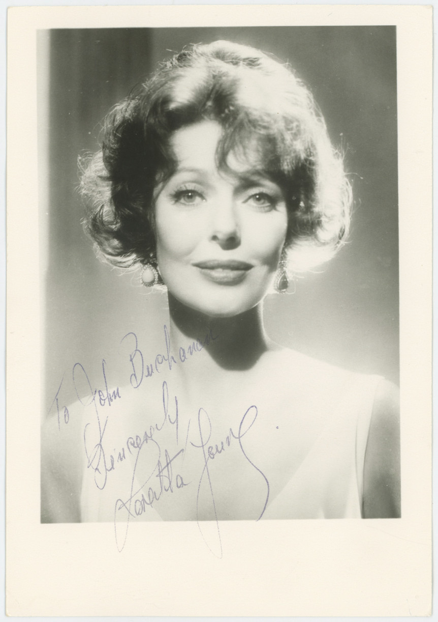 Loretta Young The Farmer’s Daughter Autographed Signed Photo AMCo COA 27241