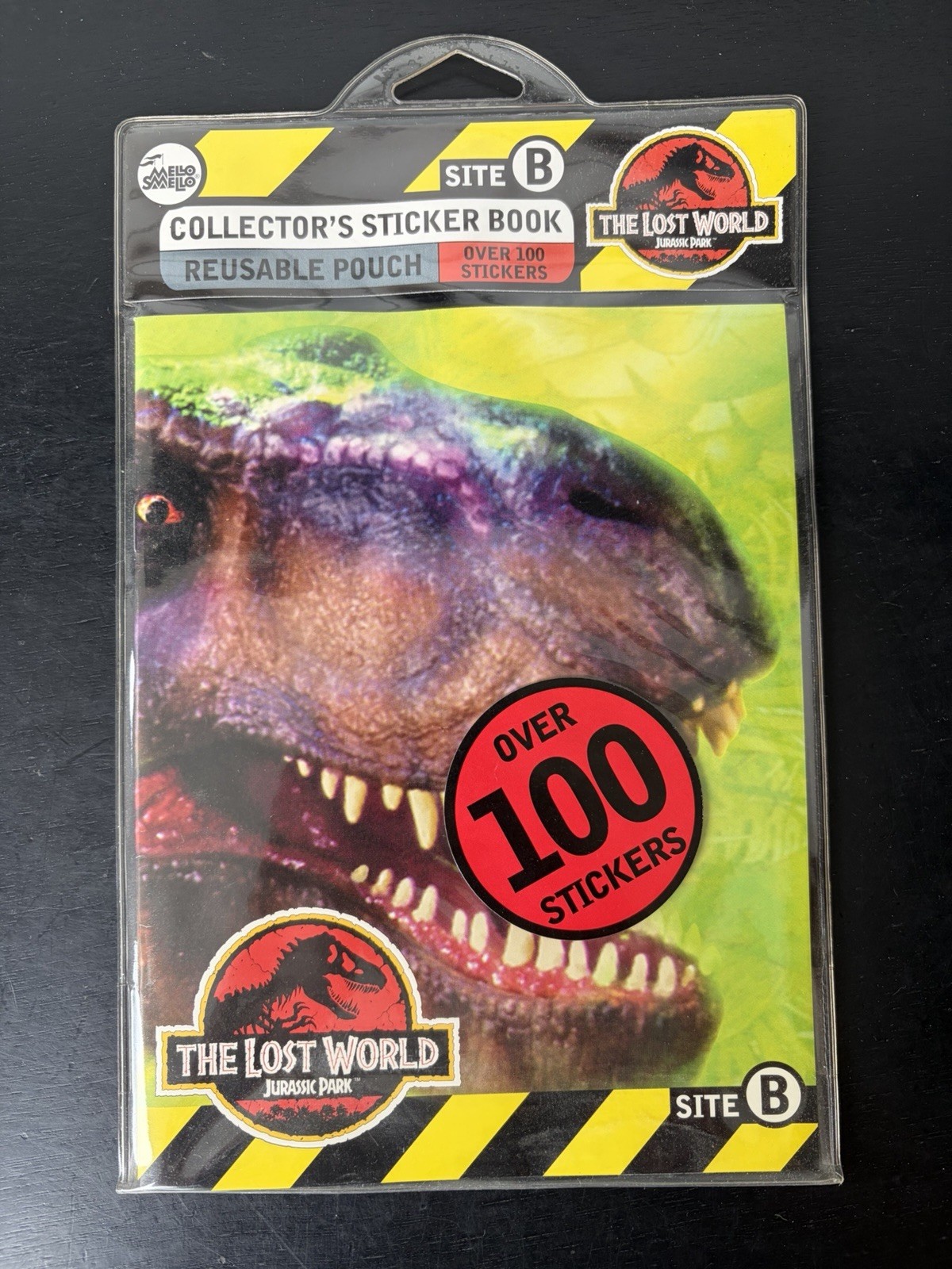 Vintage 1998 Jurassic Park The Lost World Mello Smello Collector Sticker Book