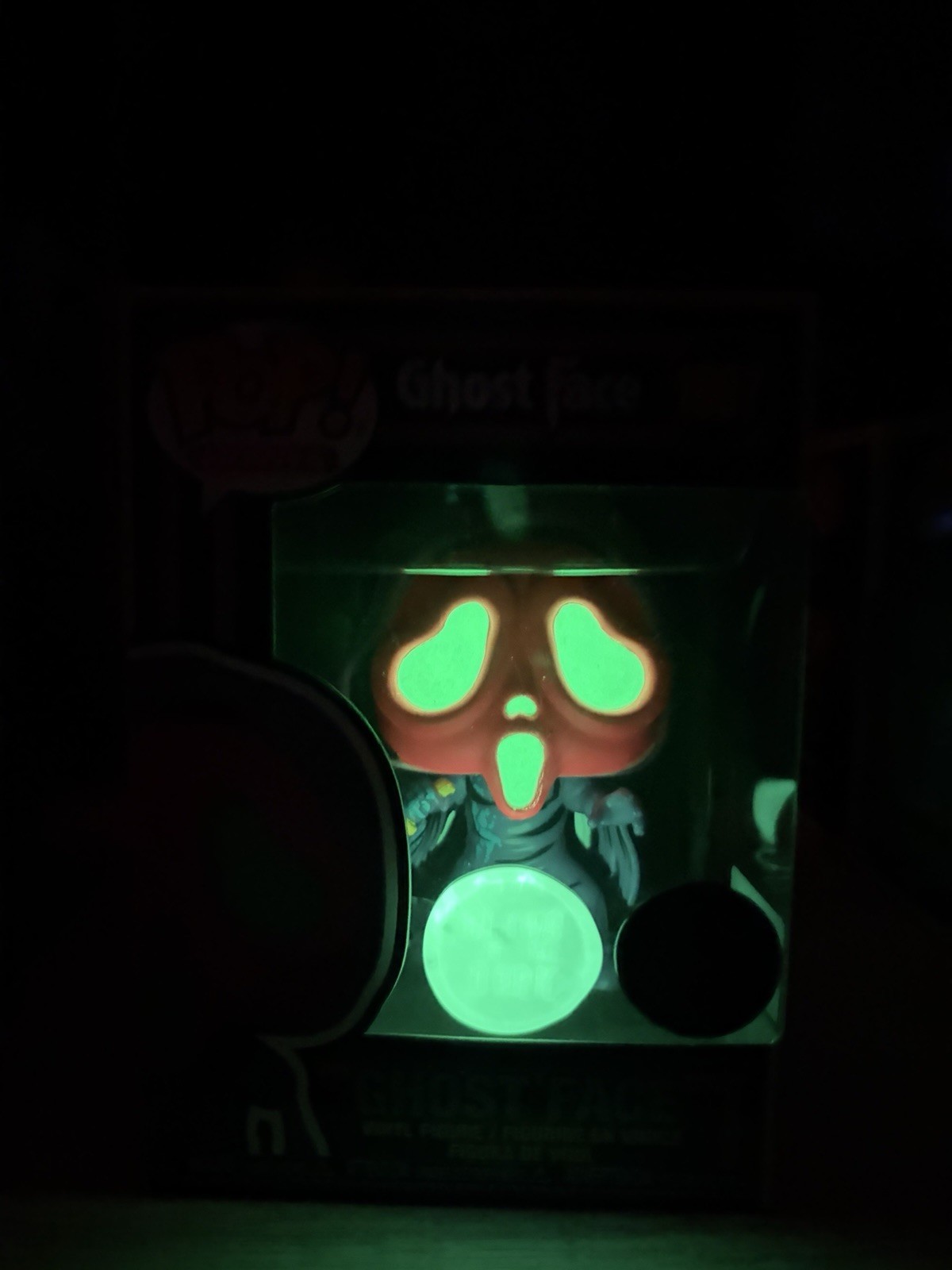 Funko Pop! Ghost Face #1607 Blacklight CUSTOM GLOW IN THE DARK GITD