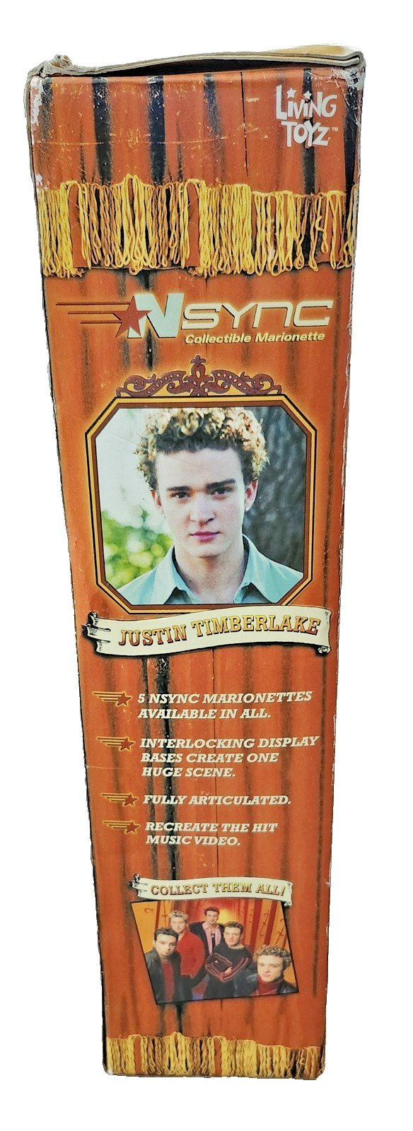 Justin Timberlake NSYNC Collectible Marionette Doll Figure – NIB