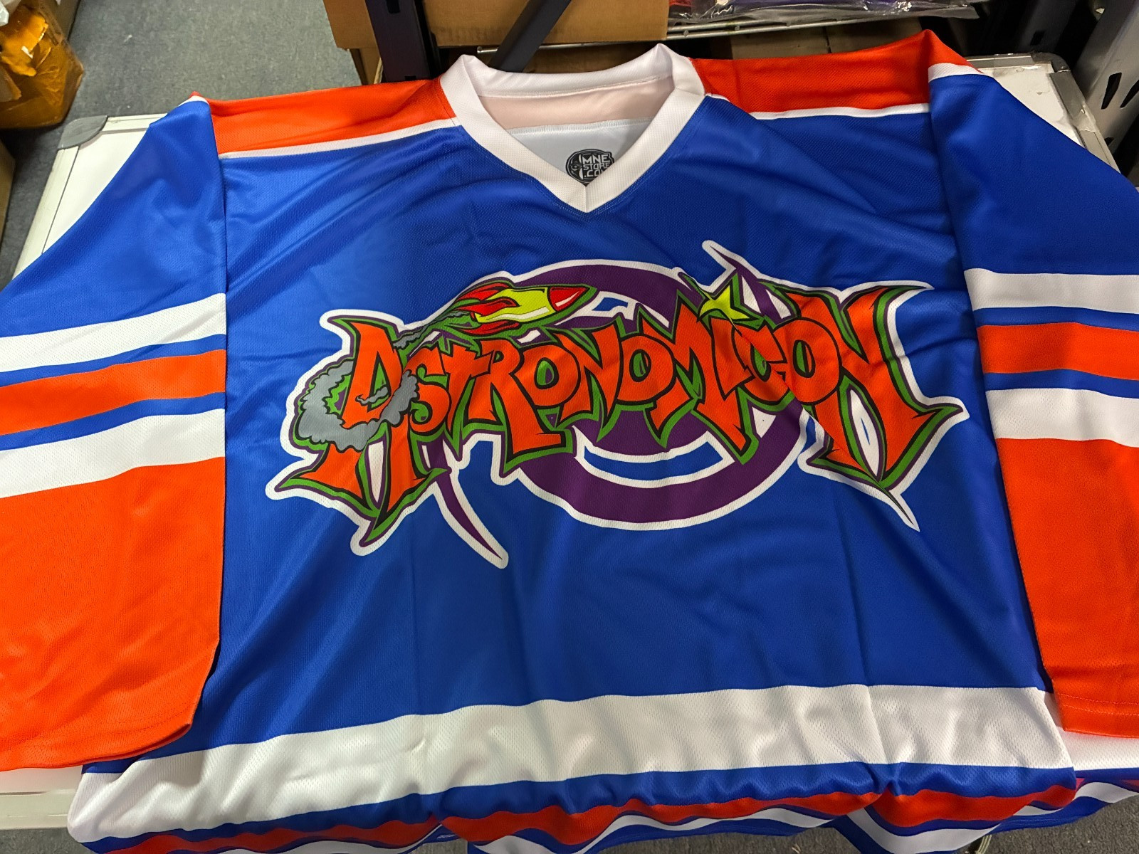 ALLA XUL ELU CREW JERSEY, LEE CARVER CREW JERSEY, ASTRONOMICON 6 SIZE 4XL