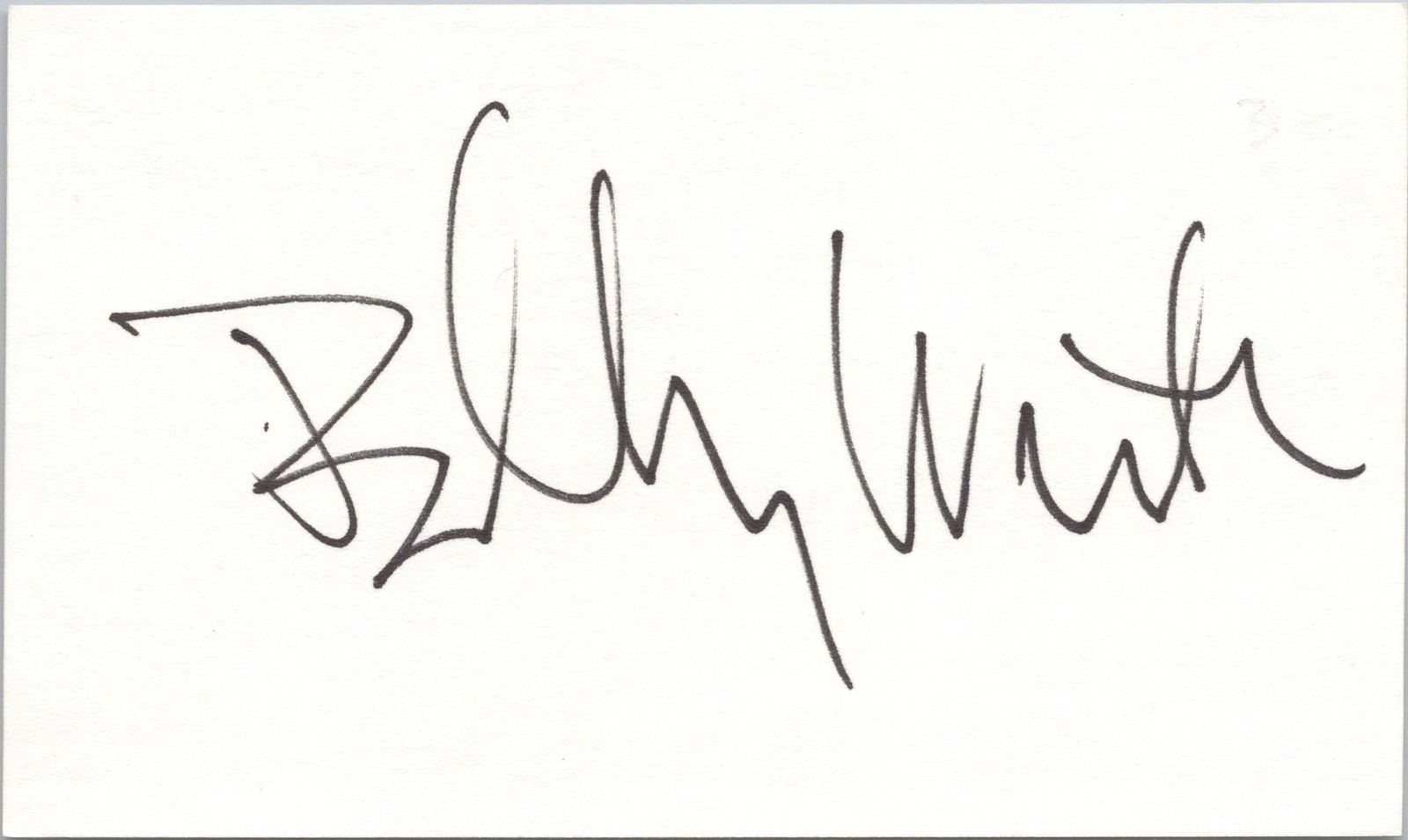 Billy Wirth Signed 3×5 Index Card The Lost Boys Autographed