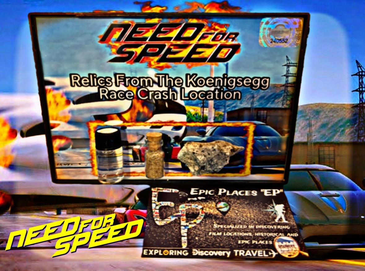 Need For Speed Relics Props Memorabilia with COA