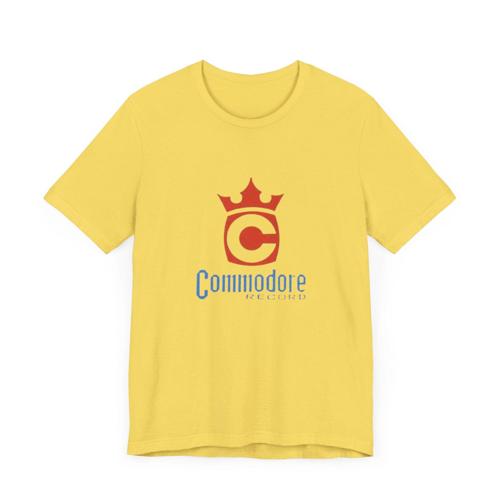 Vintage Commodore Records Label Logo Unisex Jersey Short Sleeve T-Shirt