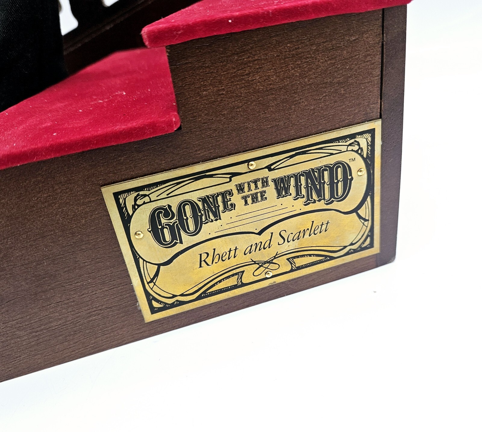 Franklin Mint Gone With the Wind Rhett and Scarlett Night of Passion Stairs